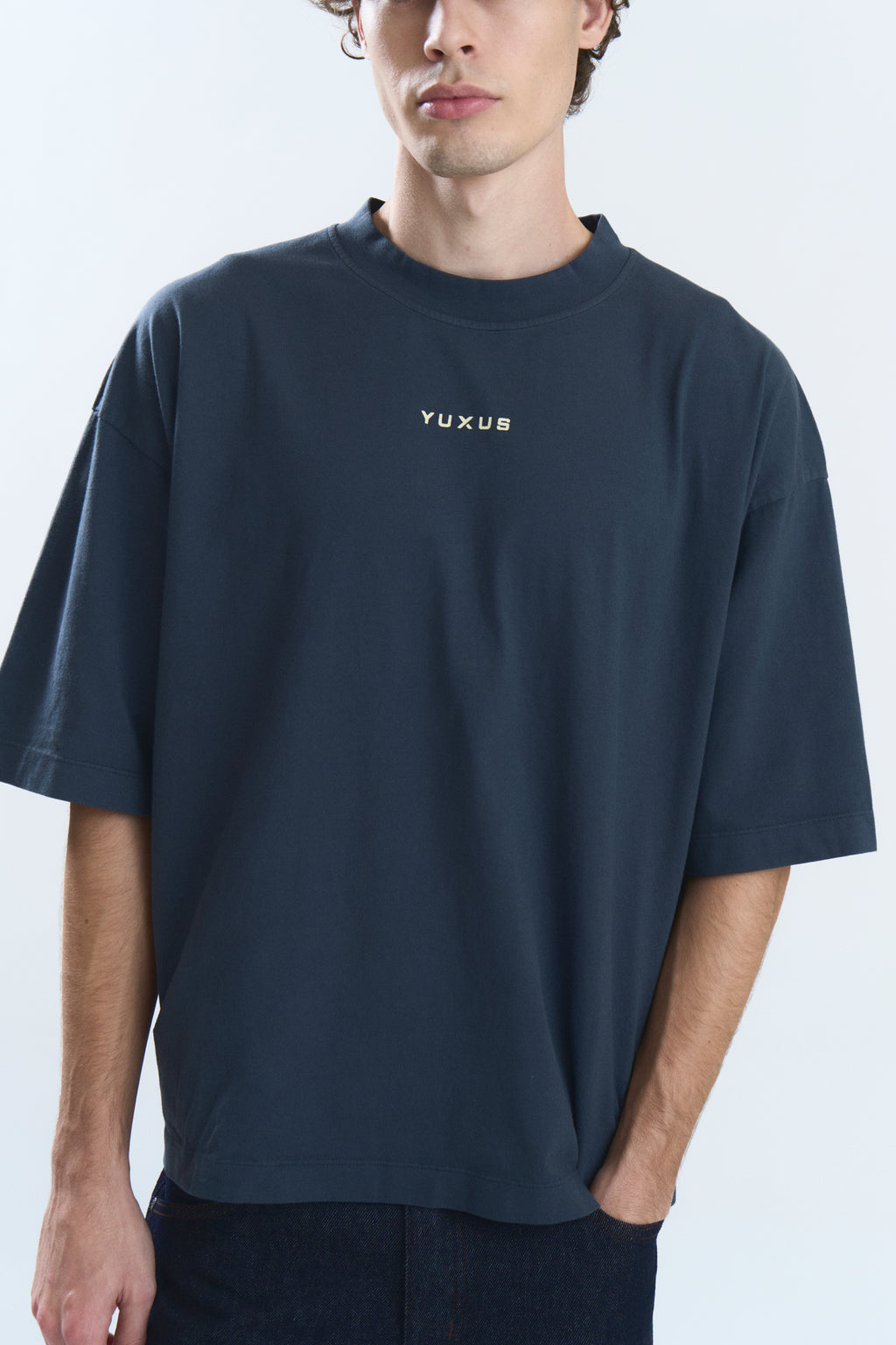 BEETLE "PATTERNS" T-SHIRT NAVY BLUE