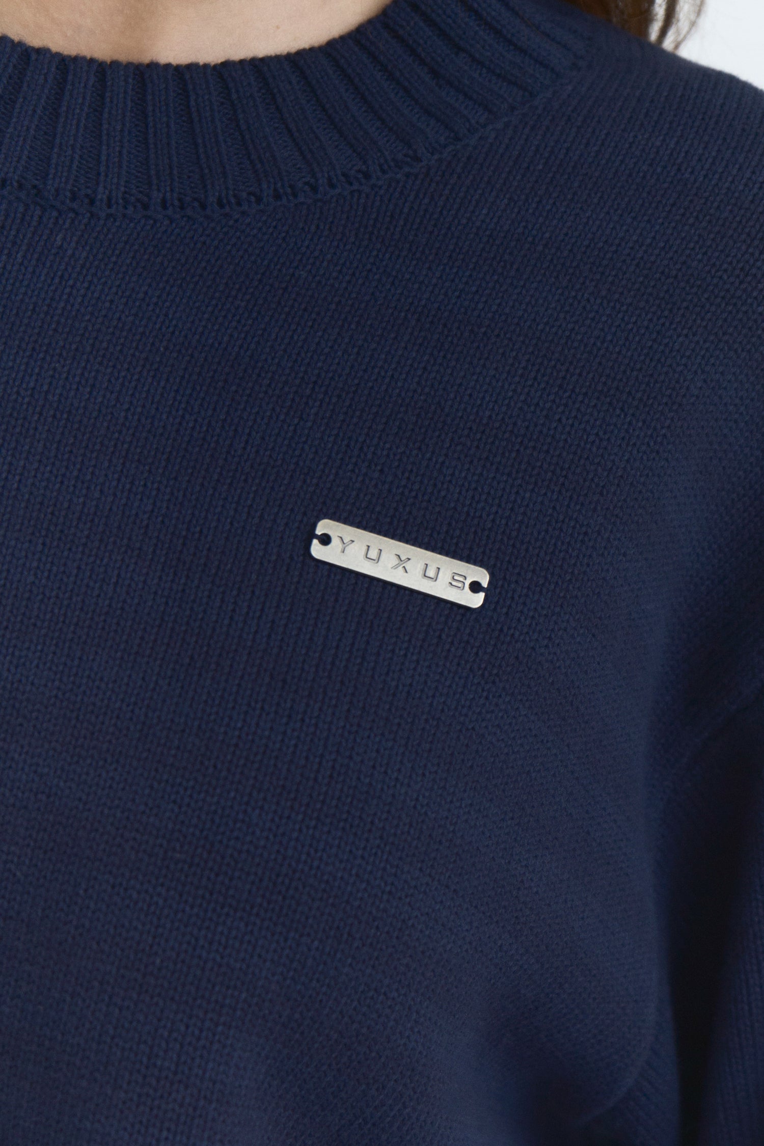 OFFSET KNITWEAR BLUE