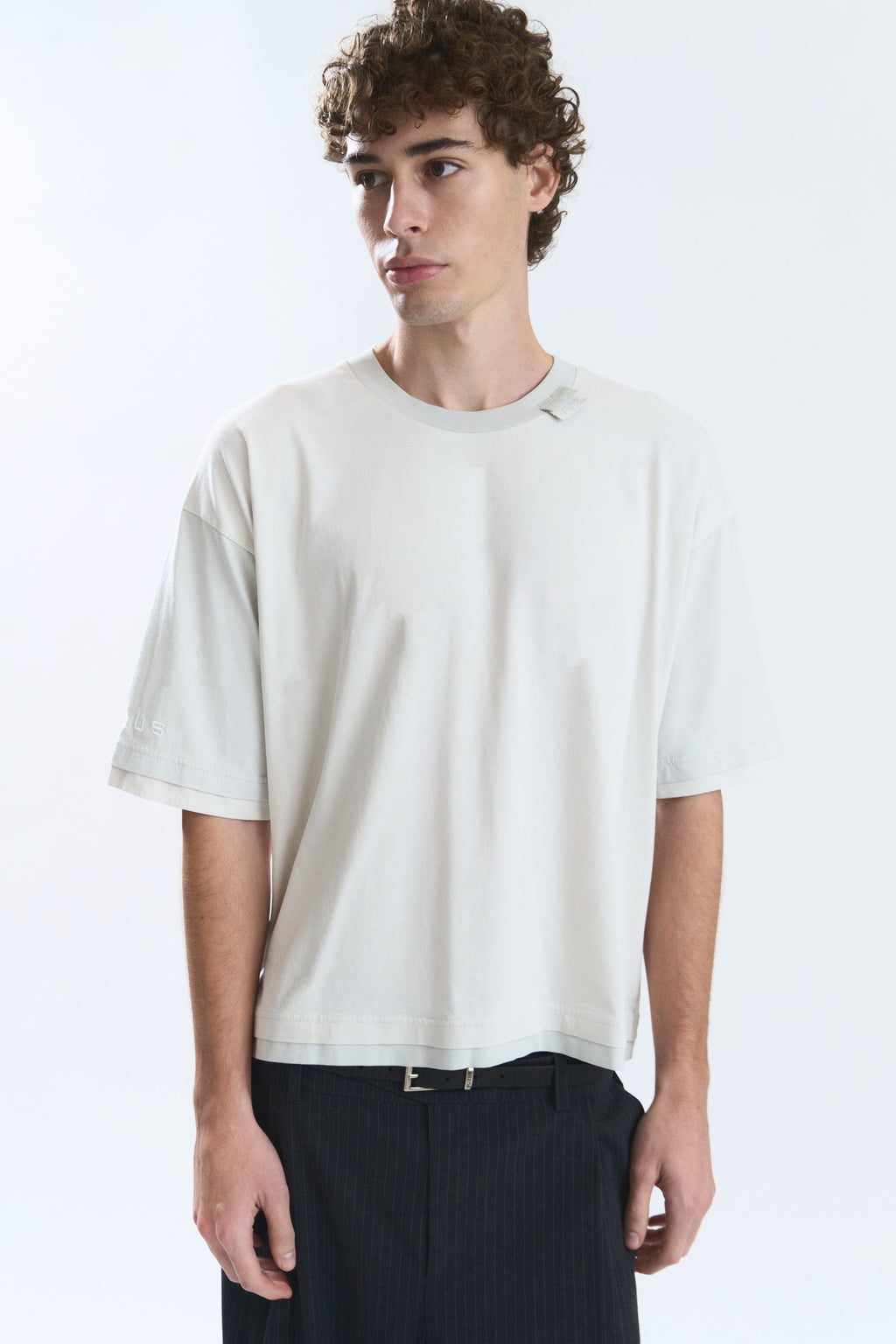 FRACTA TEE FADED GREY