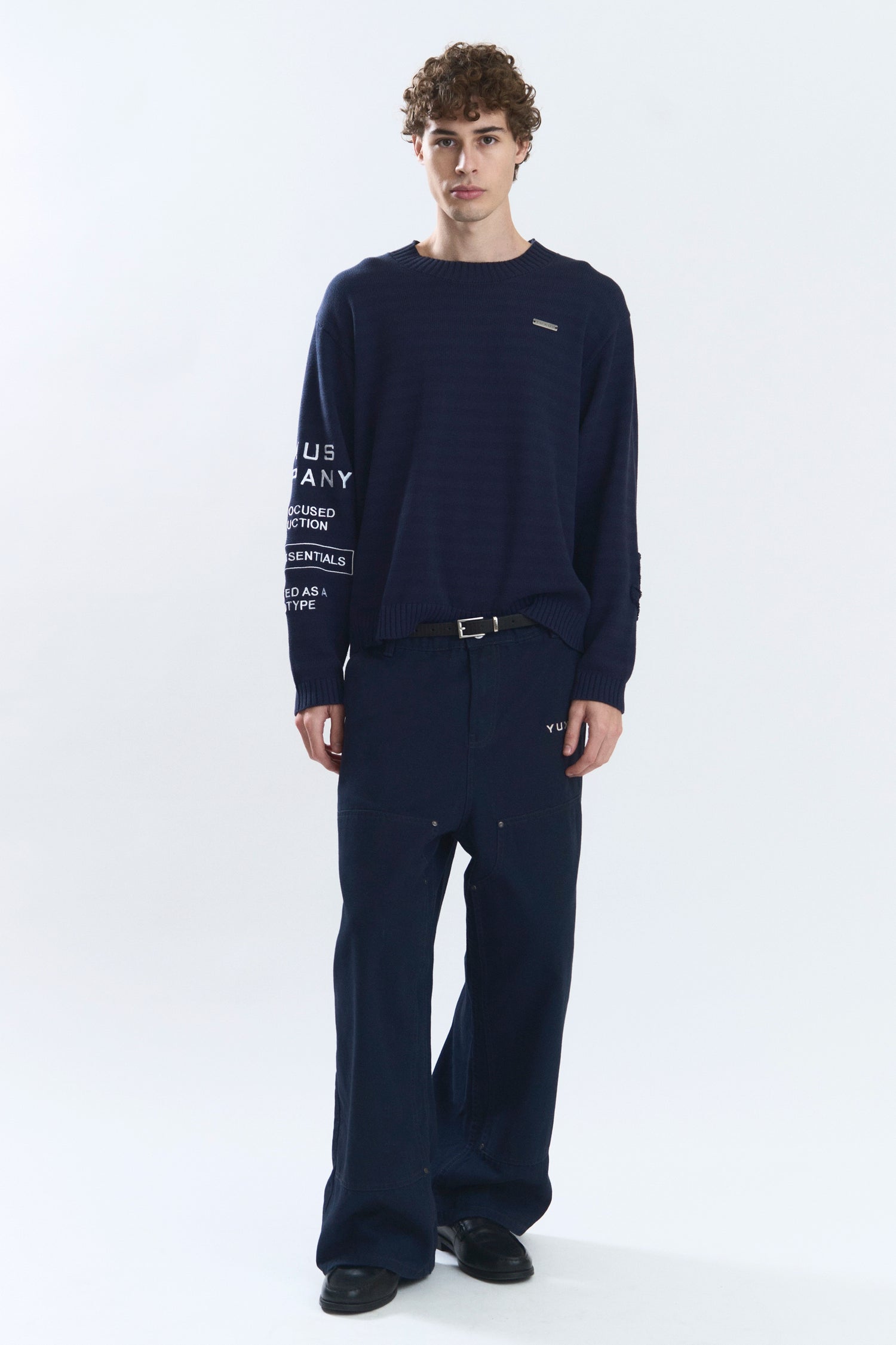 OFFSET KNITWEAR BLUE