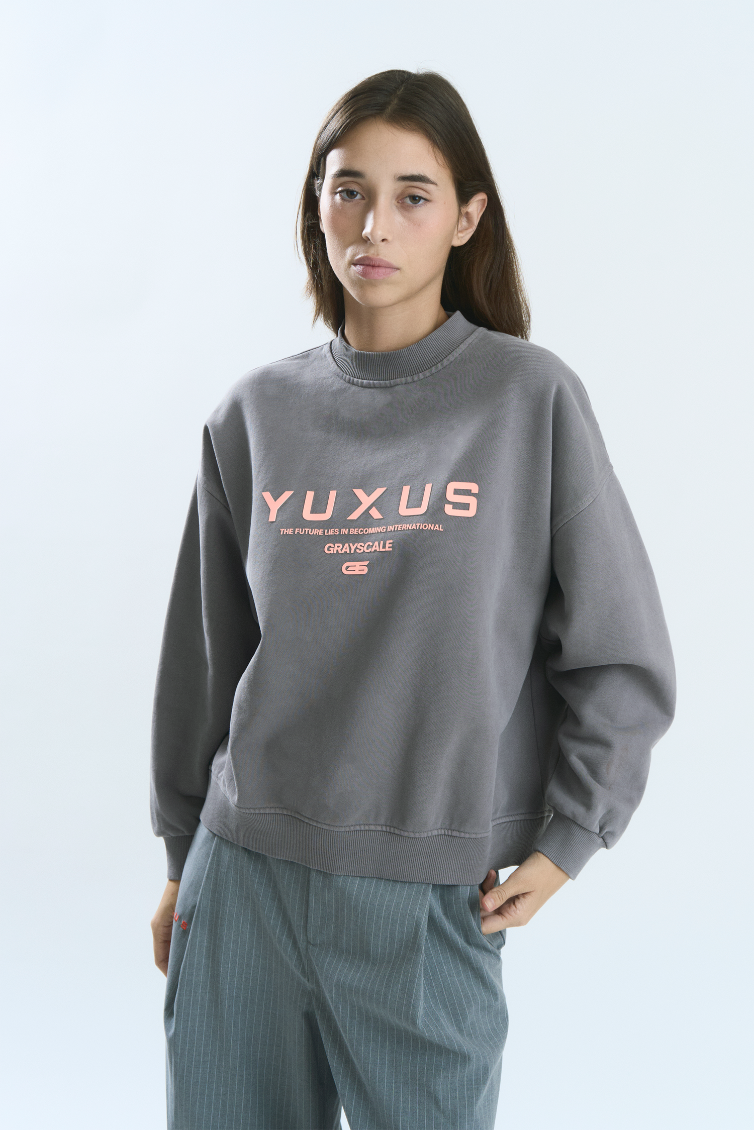 DIM "GRAYSCALE" CREWNECK