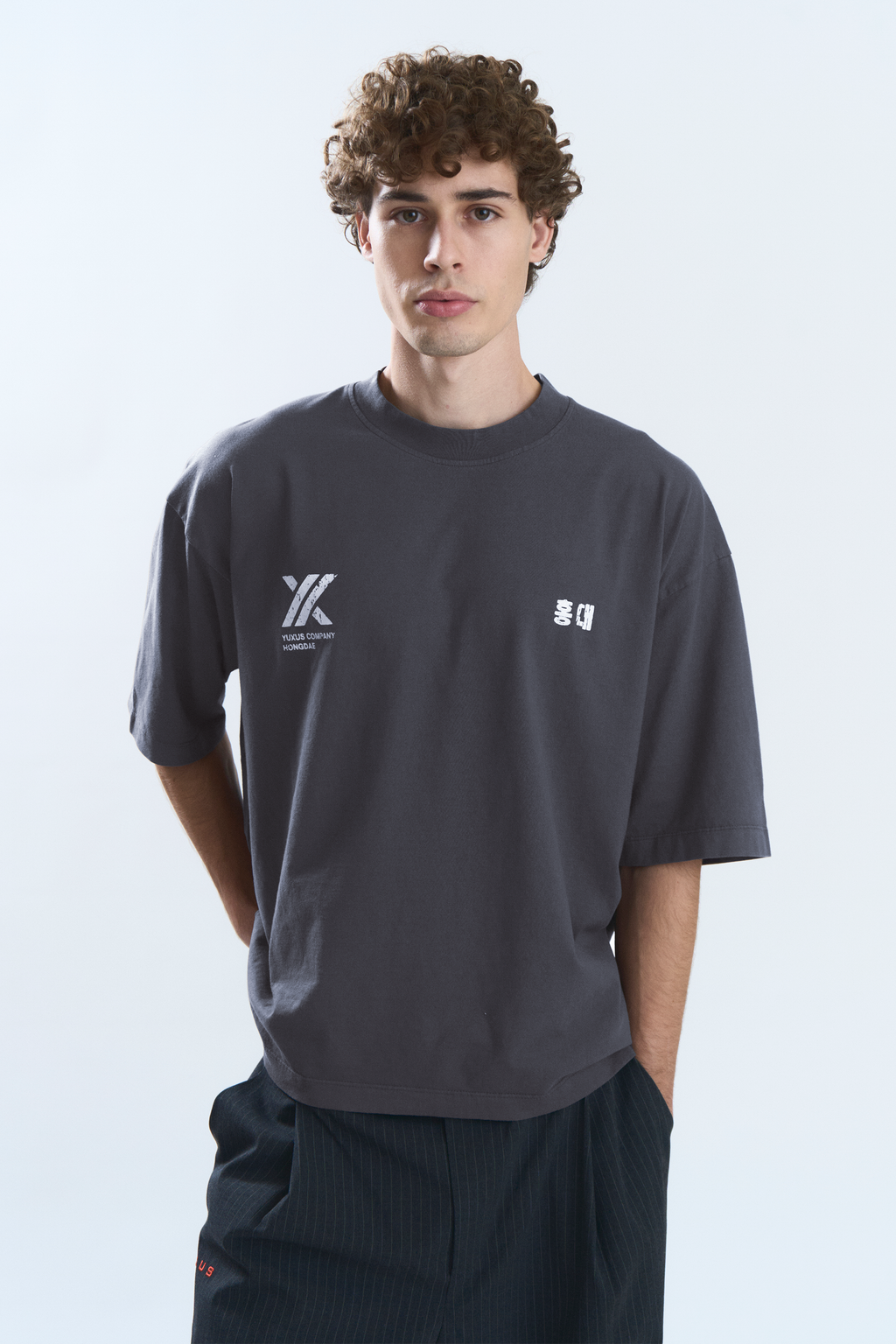 HERB "HONGDAE" T-SHIRT DARK GREY