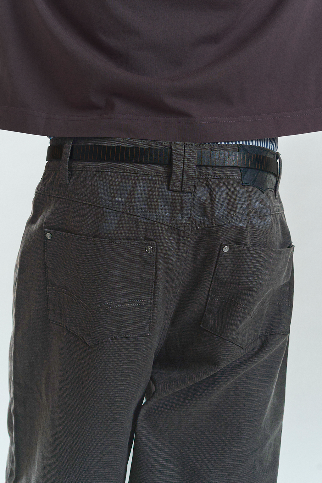 BLOCK "LOWERCASE" PANTS BLACK