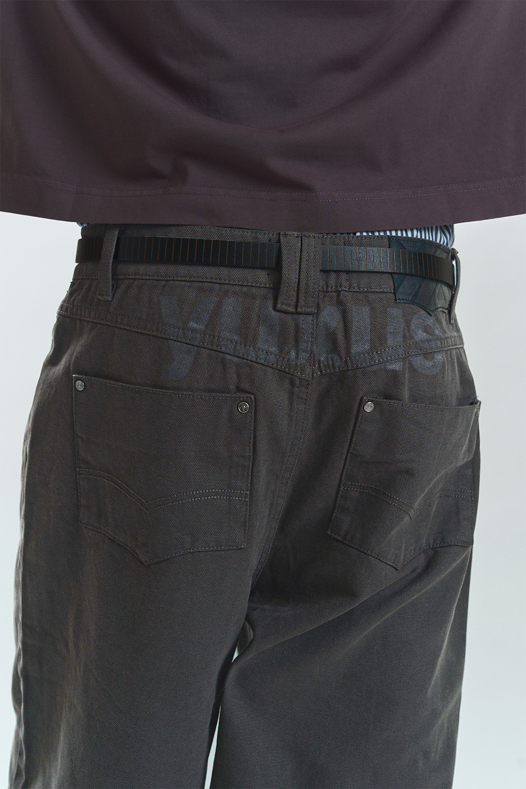 BLOCK "LOWERCASE" PANTS BLACK