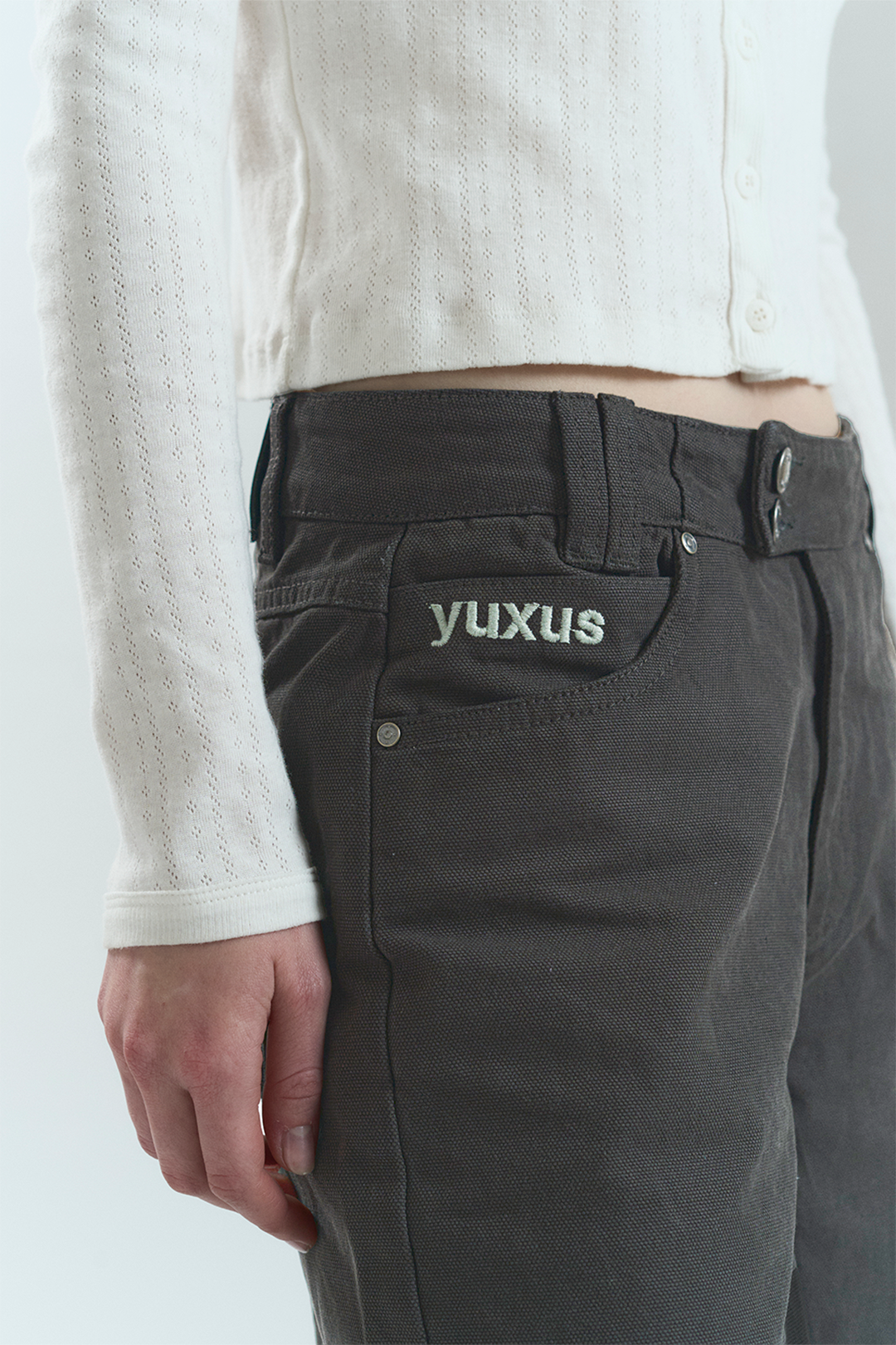 BLOCK "LOWERCASE" PANTS BLACK