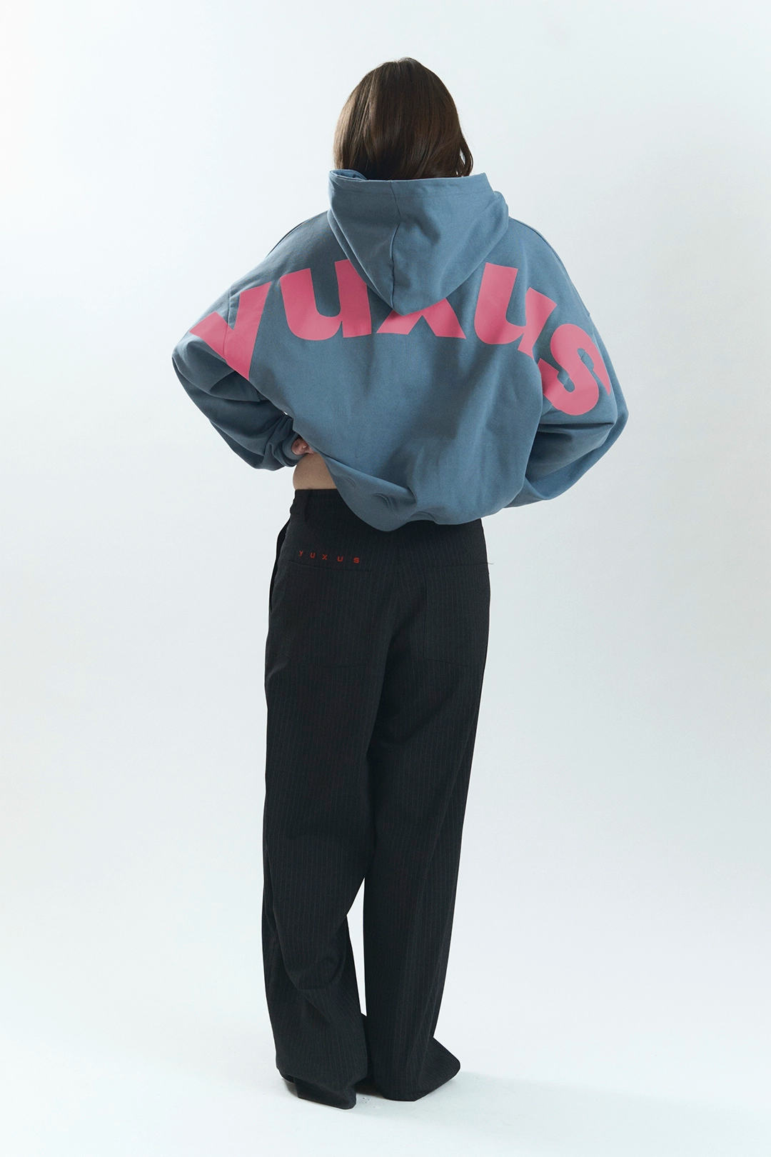 DAILY "LOWERCASE" HOODIE BLUE