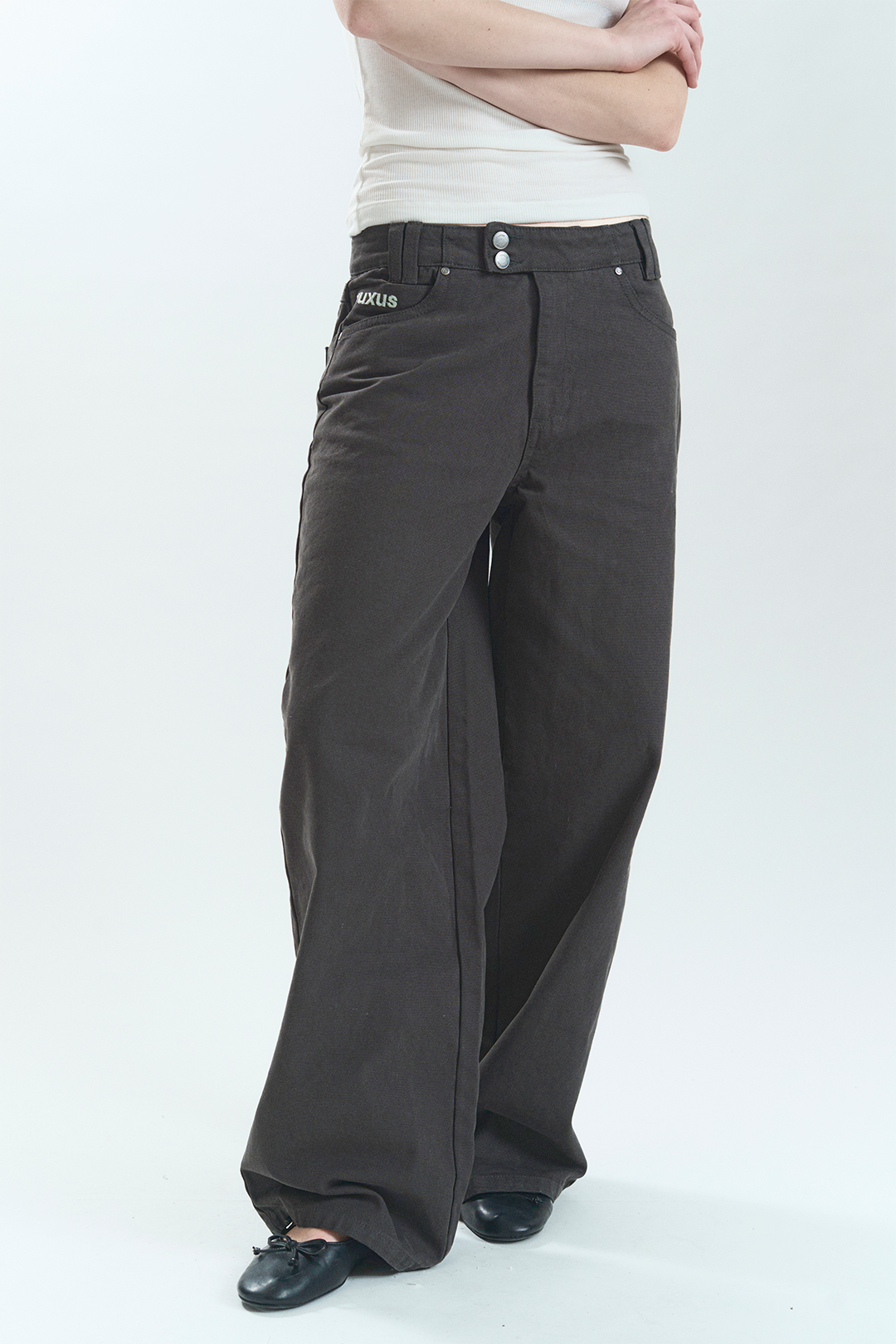 BLOCK "LOWERCASE" PANTS BLACK