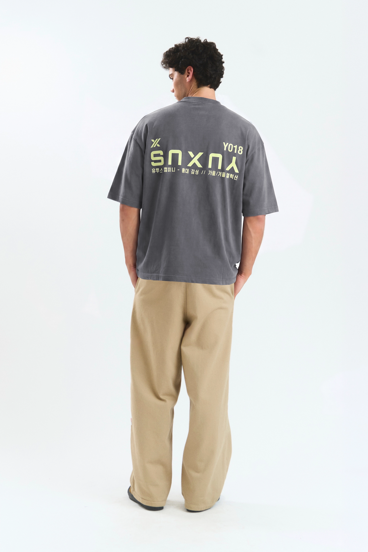 CANDLE  "HONGDAE" T-SHIRT GREY