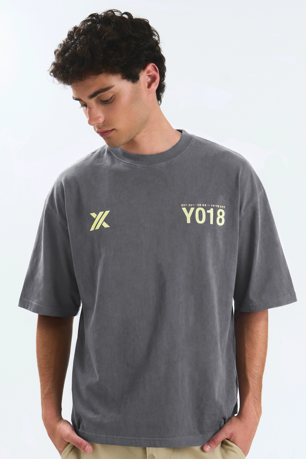 CANDLE  "HONGDAE" T-SHIRT GREY