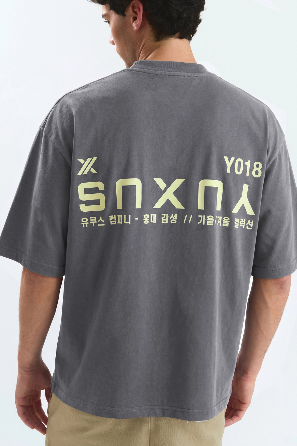 CANDLE  "HONGDAE" T-SHIRT GREY