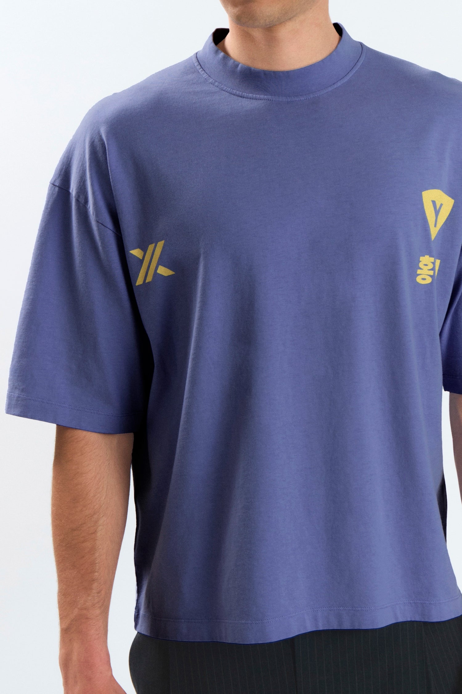 STATIC "HONGDAE" T-SHIRT BLUE