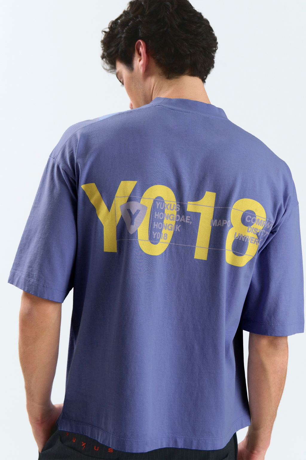 STATIC "HONGDAE" T-SHIRT BLUE
