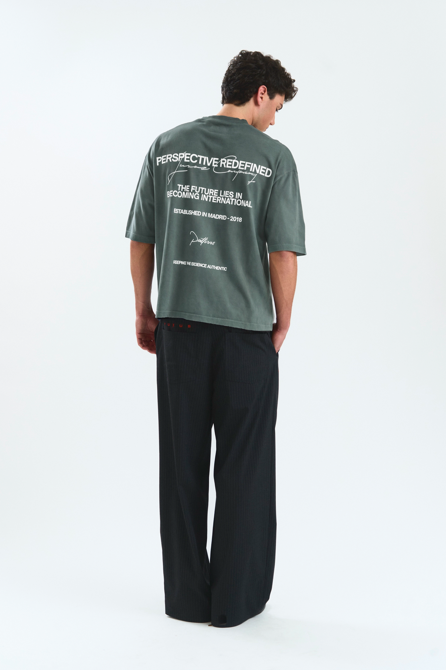 MARBLE "PATTERNS" T-SHIRT GREEN