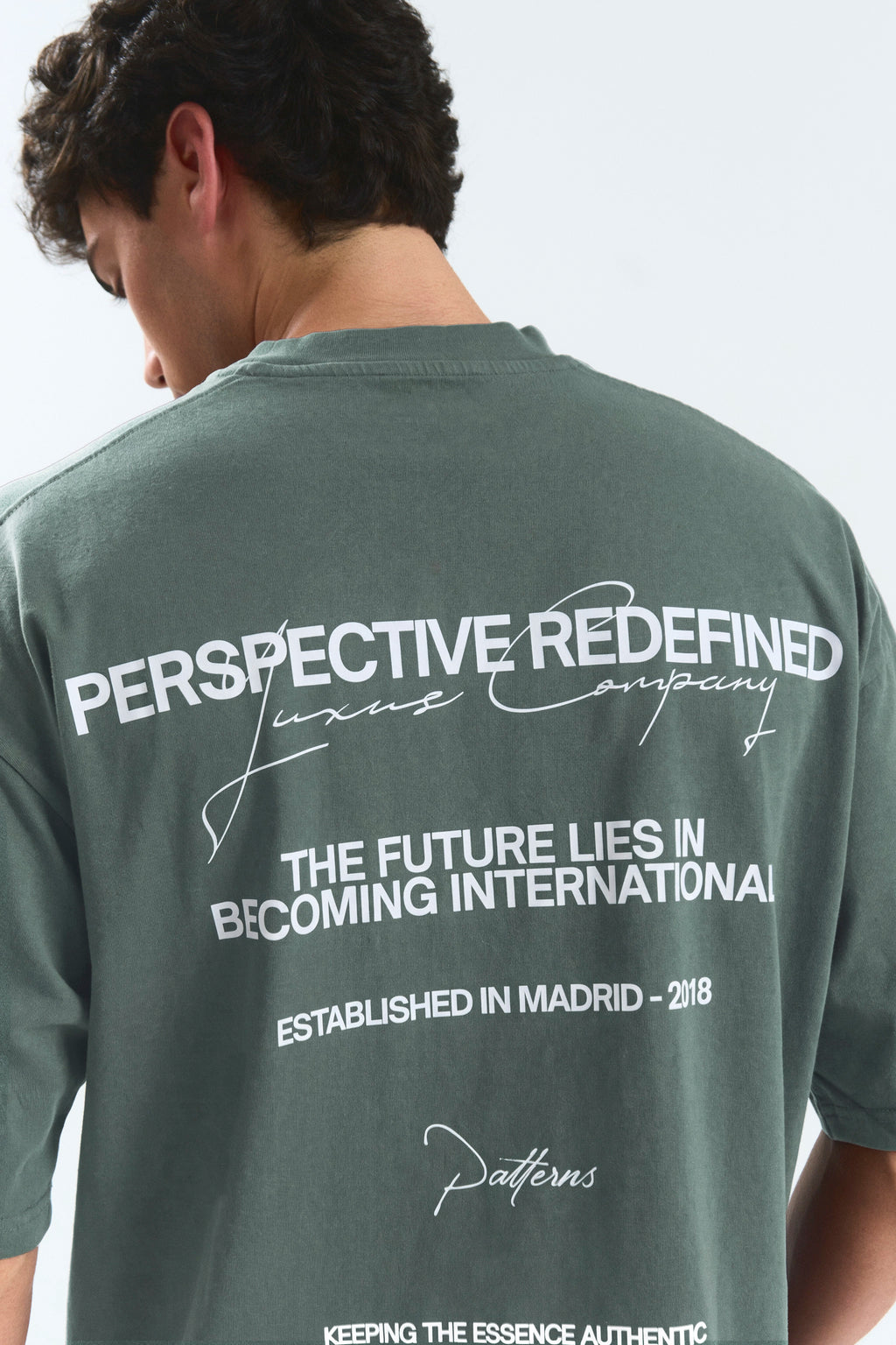 MARBLE "PATTERNS" T-SHIRT GREEN