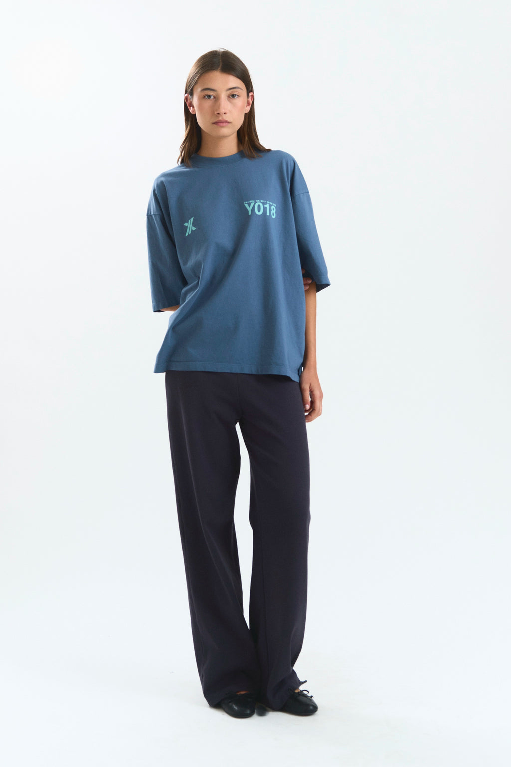 CANDLE "HONGDAE" T-SHIRT BLUE