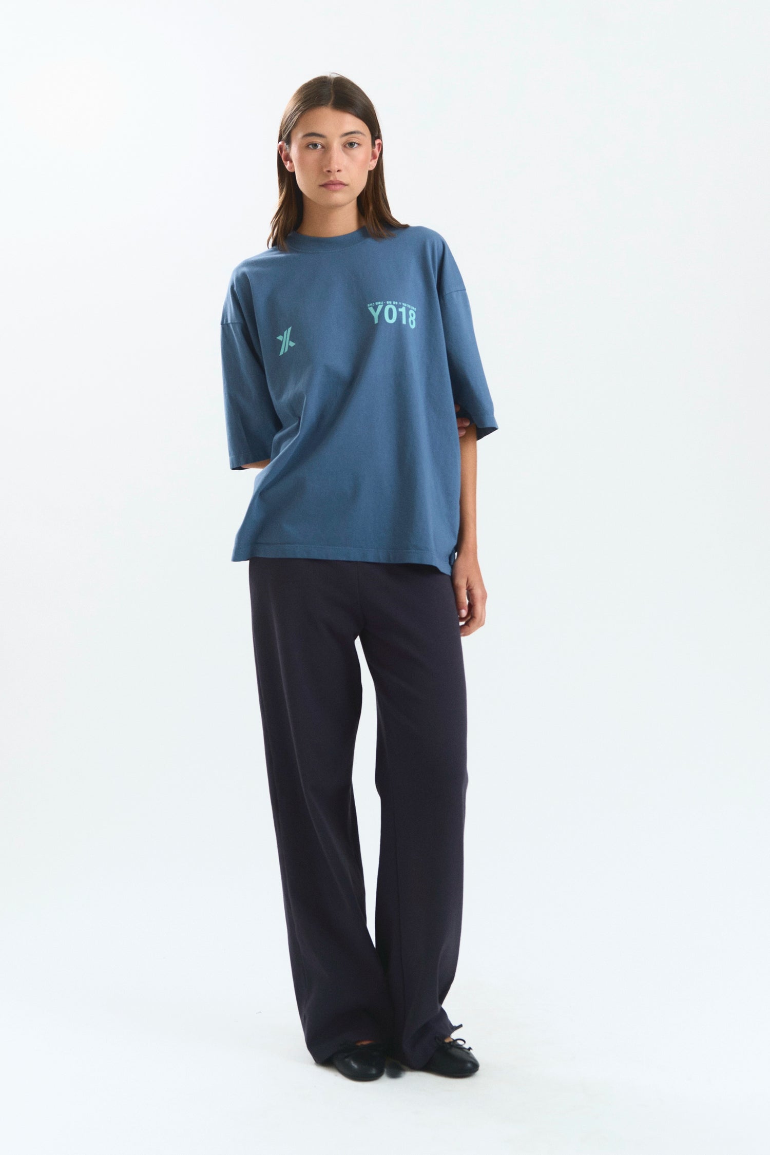 CANDLE "HONGDAE" T-SHIRT BLUE