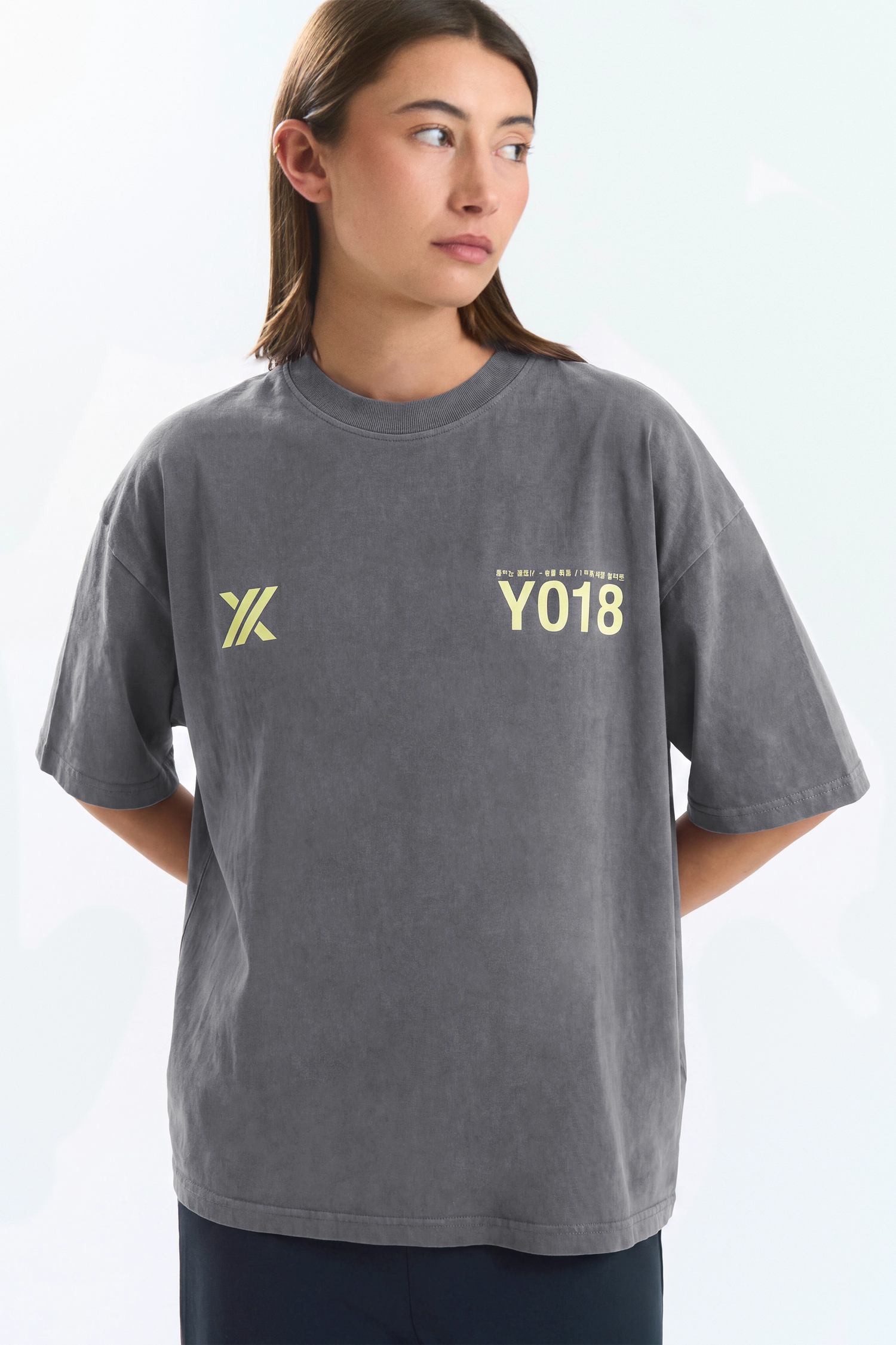 CANDLE  "HONGDAE" T-SHIRT GREY