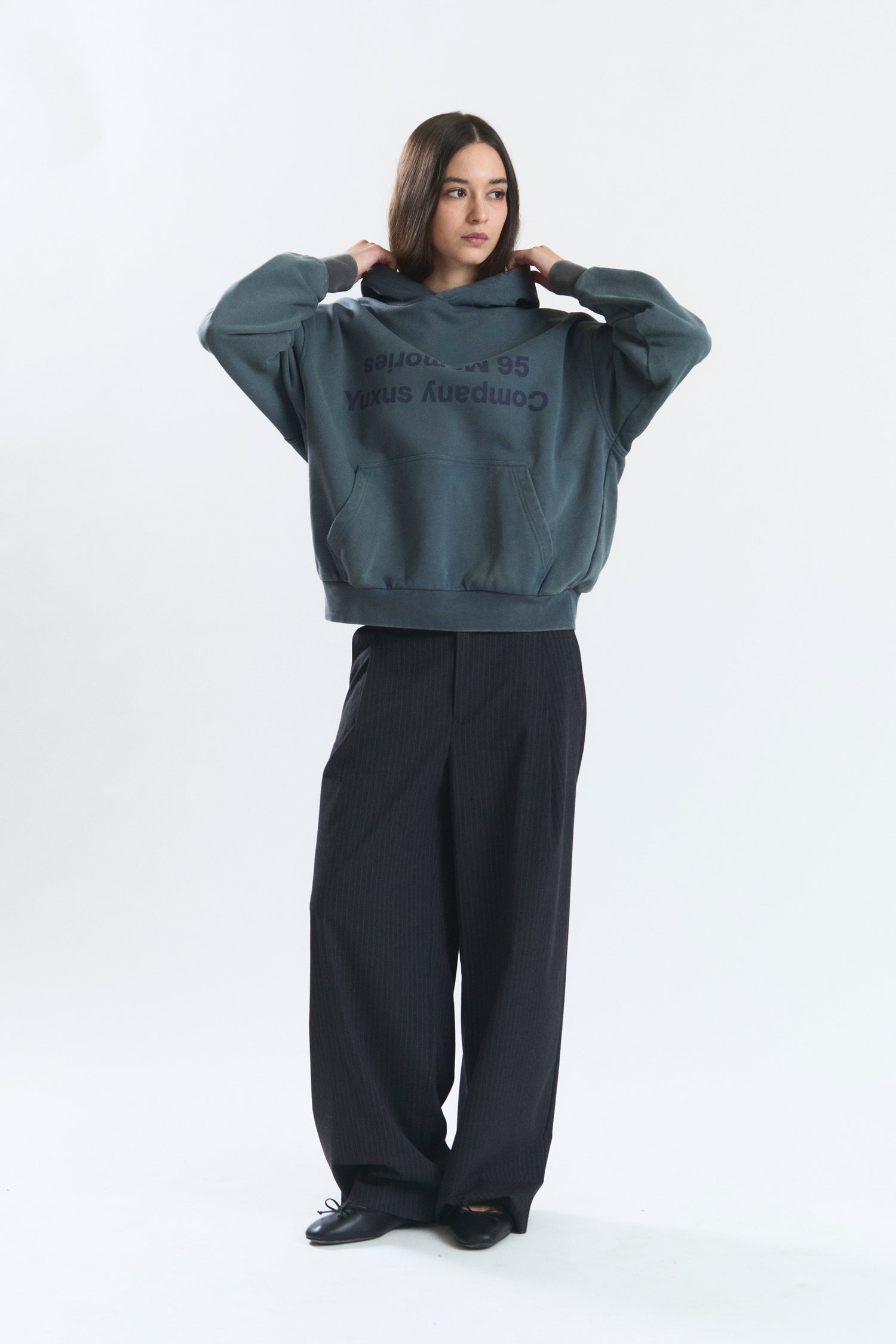 LEAF "MEMORIES" HOODIE DARK GREEN