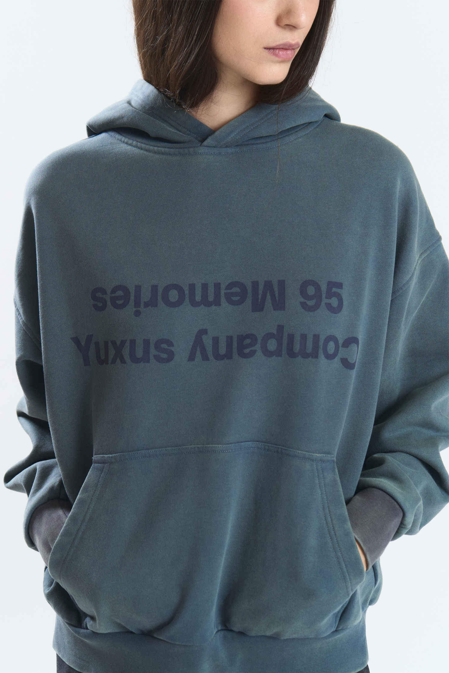 LEAF "MEMORIES" HOODIE DARK GREEN