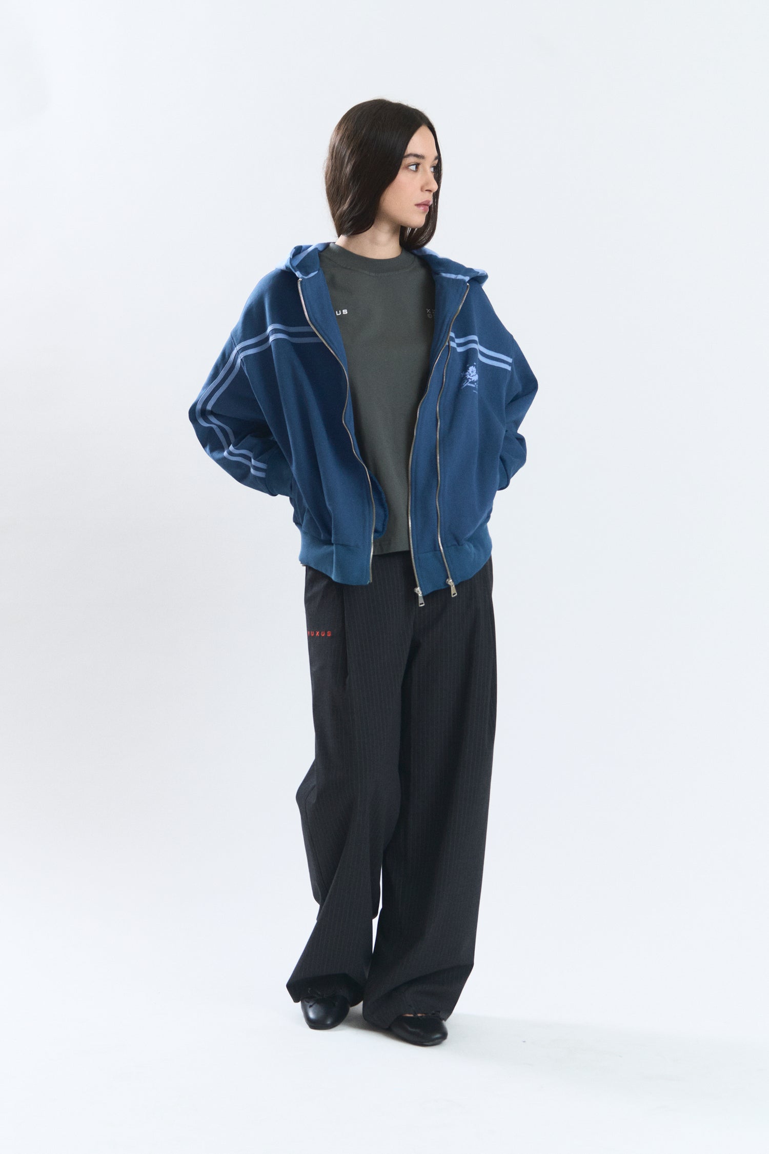 AZUR "MEMORIES" ZIP DARK BLUE