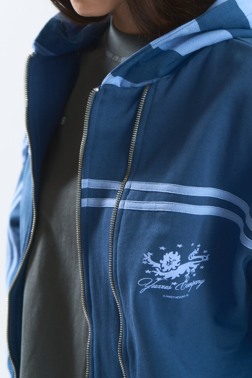 AZUR "MEMORIES" ZIP DARK BLUE