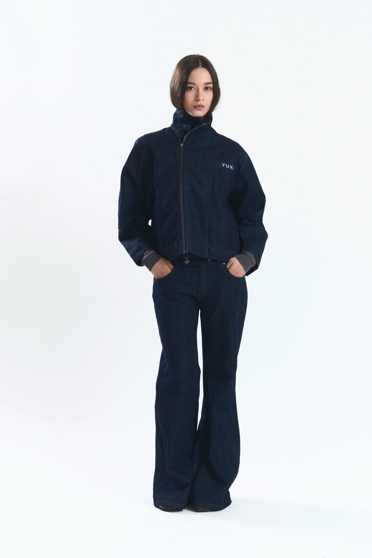 RAW "LATE HOURS" JACKET DARK BLUE