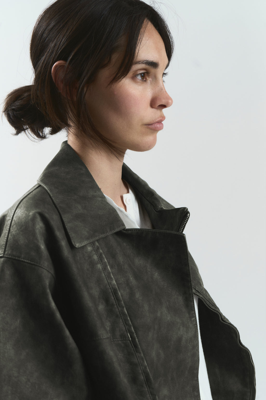 IVY "WINDY" PU LEATHER JACKET