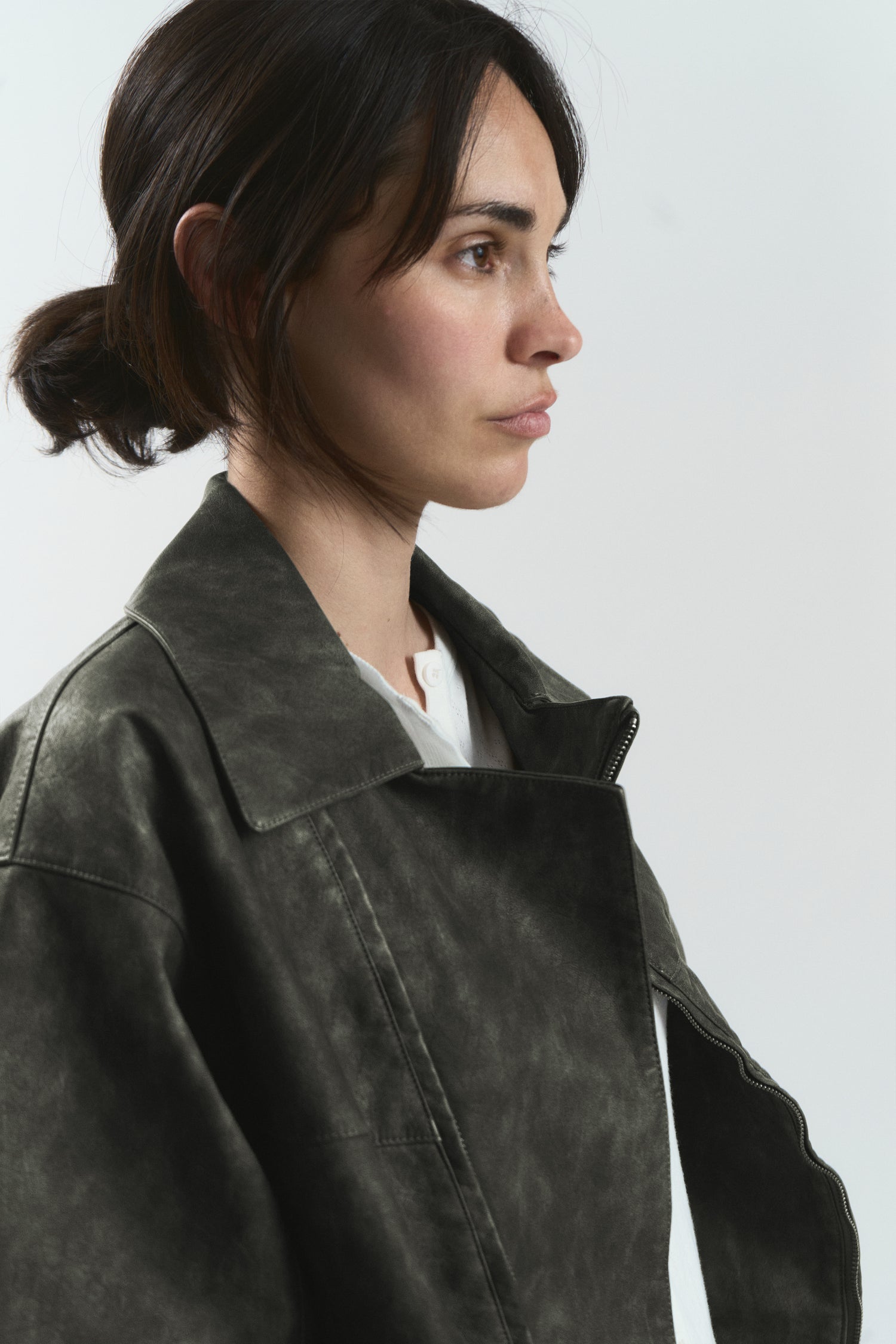 IVY "WINDY" PU LEATHER JACKET