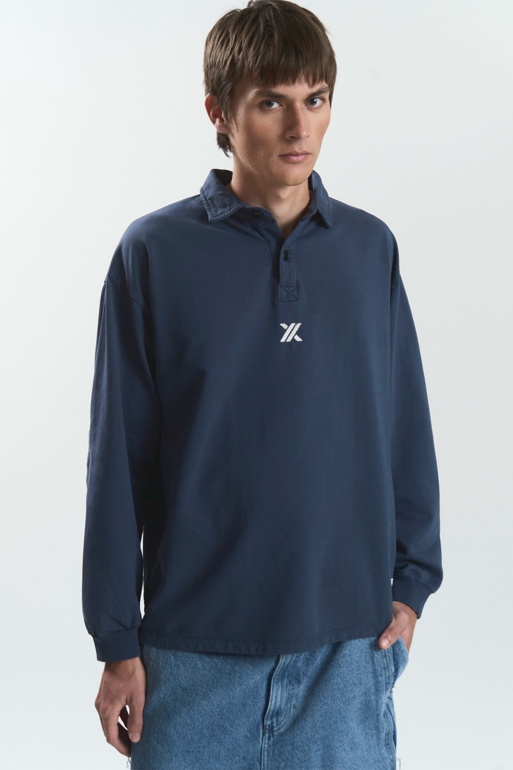 NAVY "ICONS" POLO