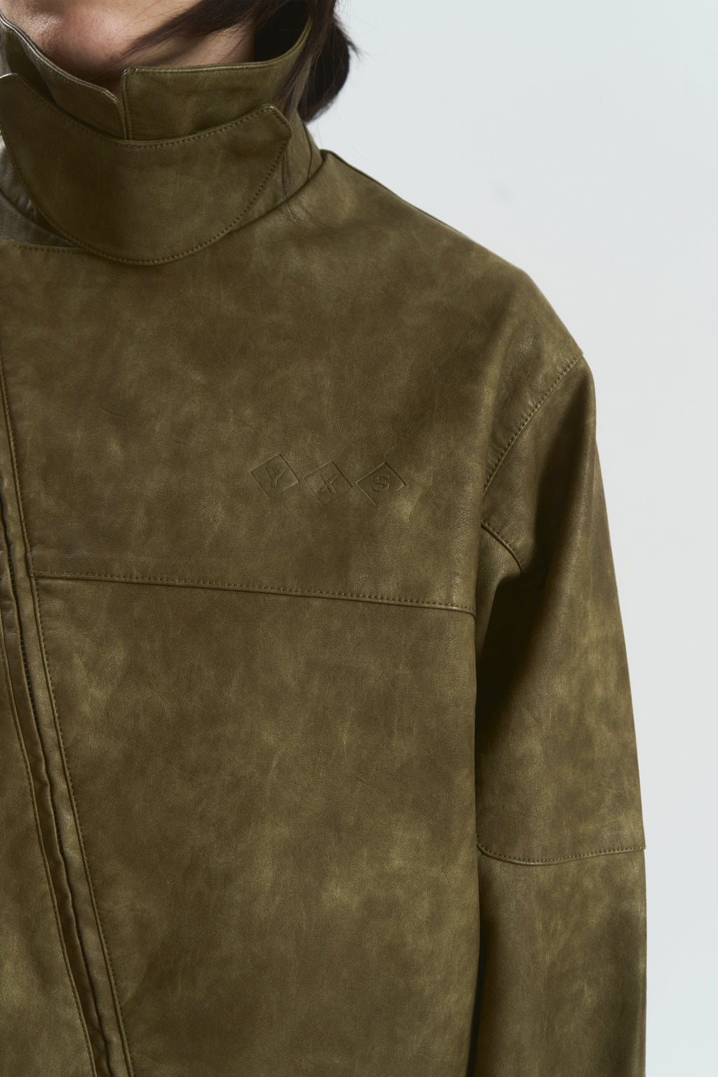 MOCHA "WINDY" PU LEATHER JACKET