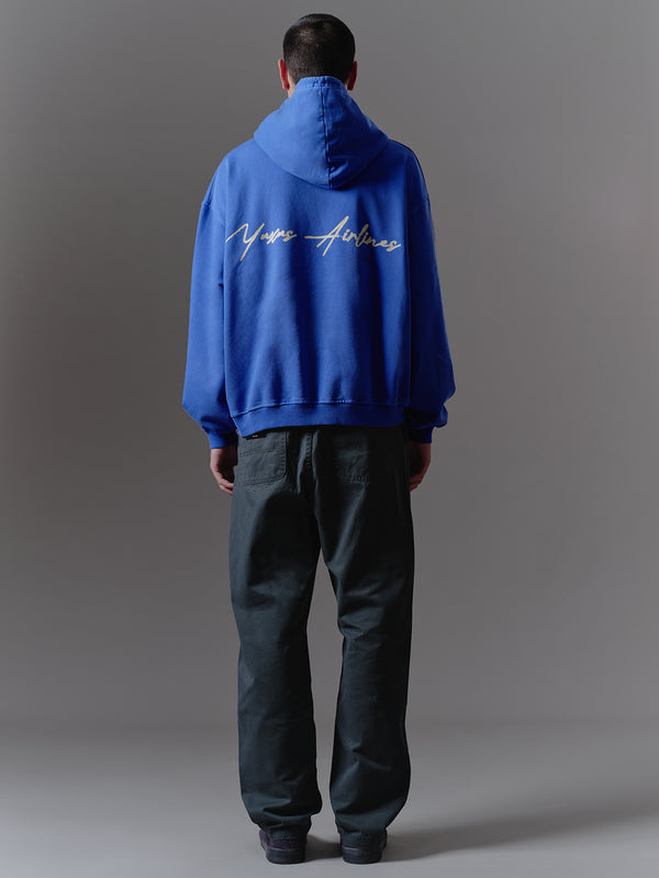 【YOURNUS】Zyle Velour Knit Sweatshirt HORIZON 
