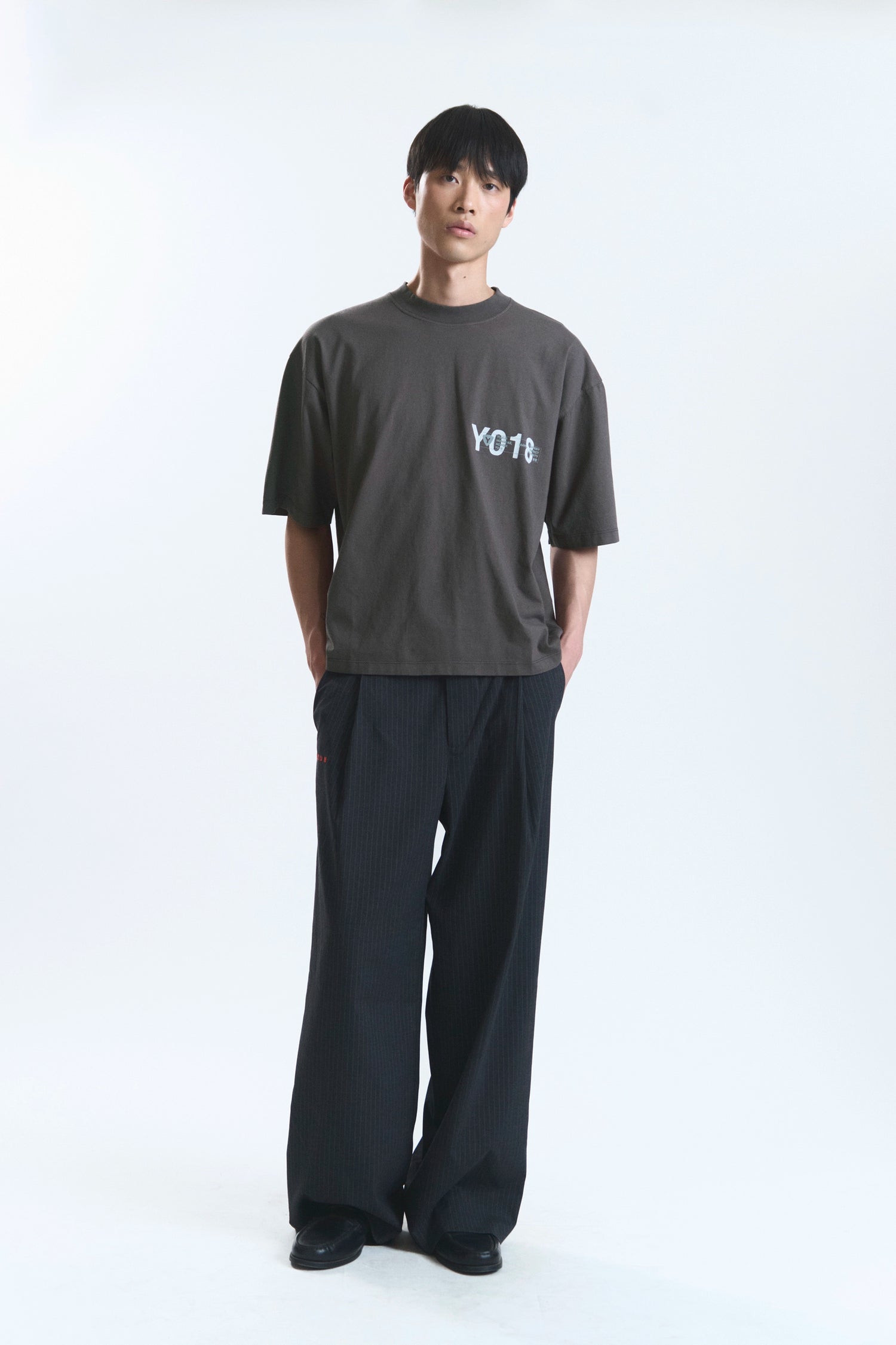 FLEECE "HONGDAE" T-SHIRT DARK GREY