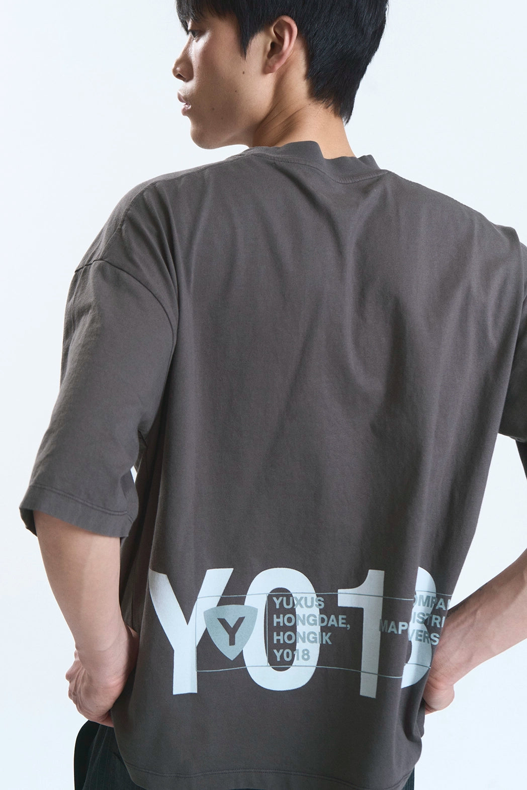 FLEECE "HONGDAE" T-SHIRT DARK GREY