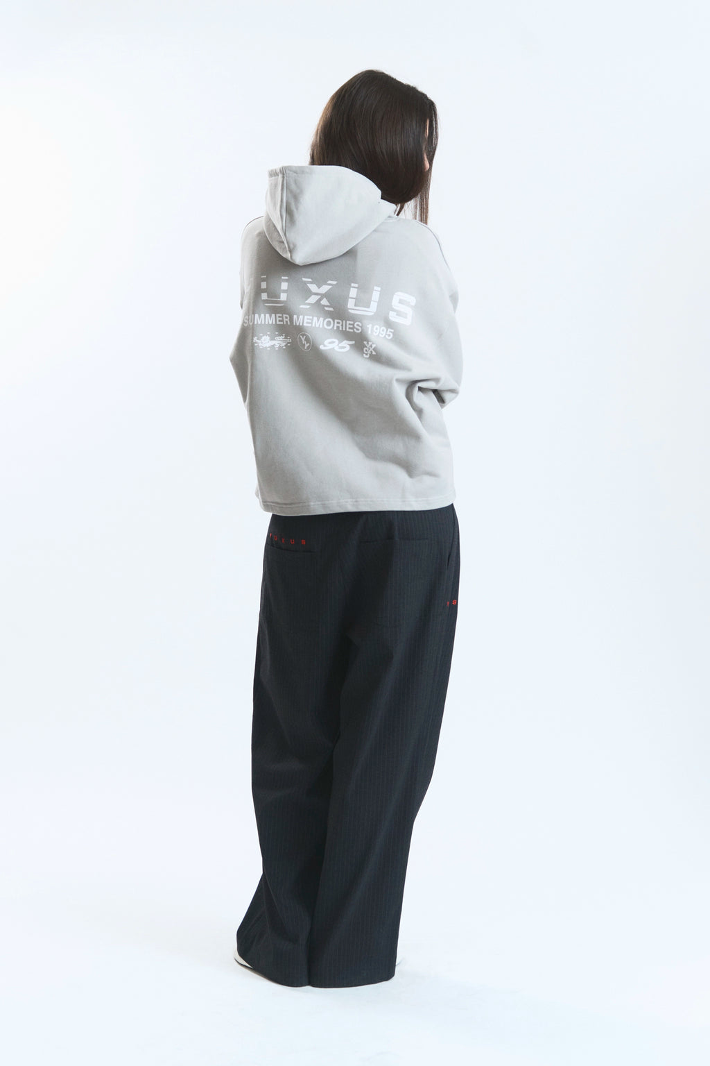 MORT "MEMORIES" HOODIE LIGHT GREY