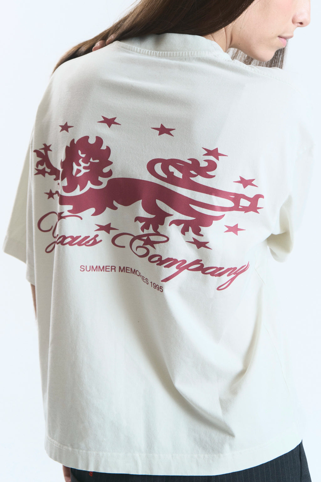 VAIL "MEMORIES" T-SHIRT IVORY GREY