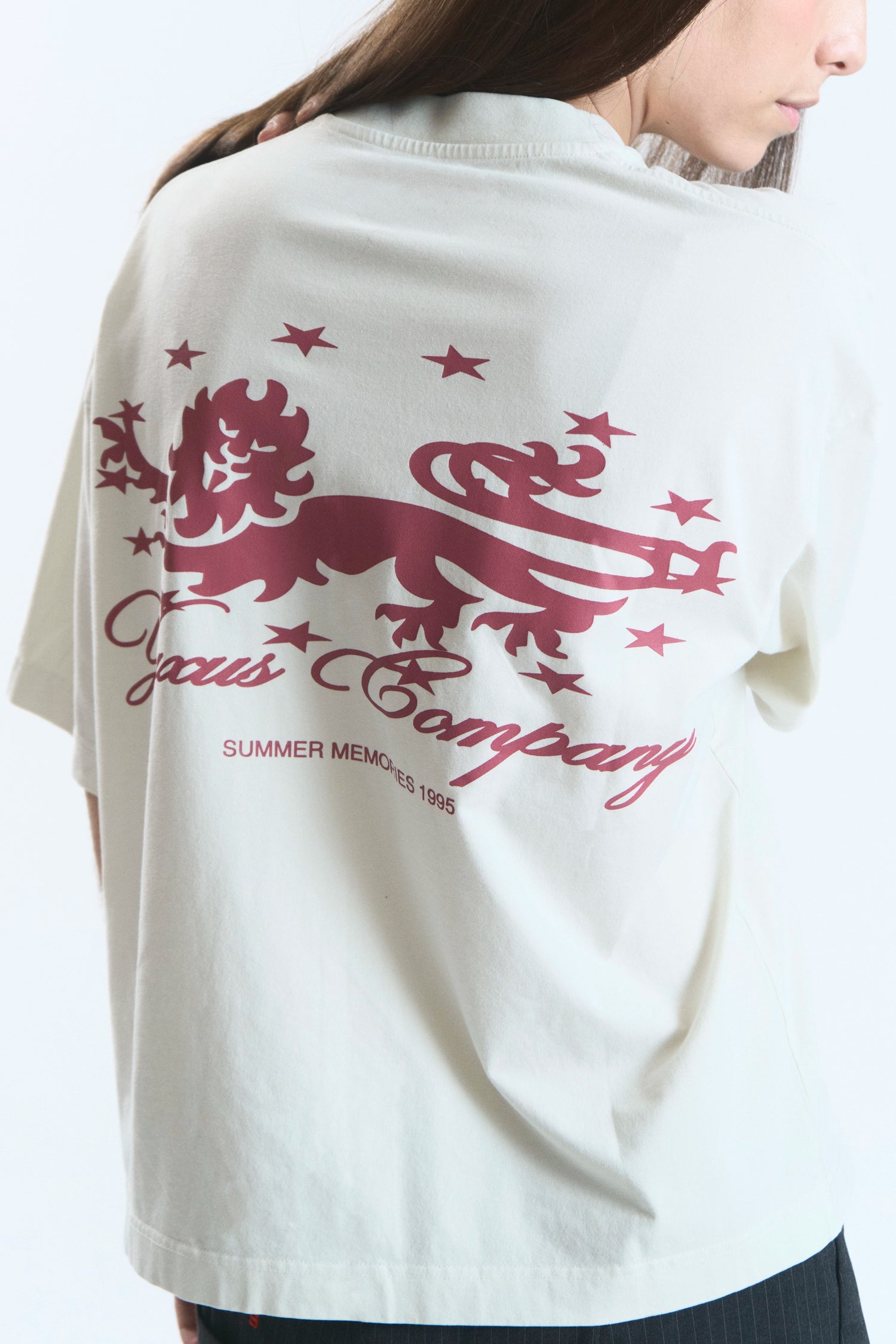 VAIL "MEMORIES" T-SHIRT IVORY GREY