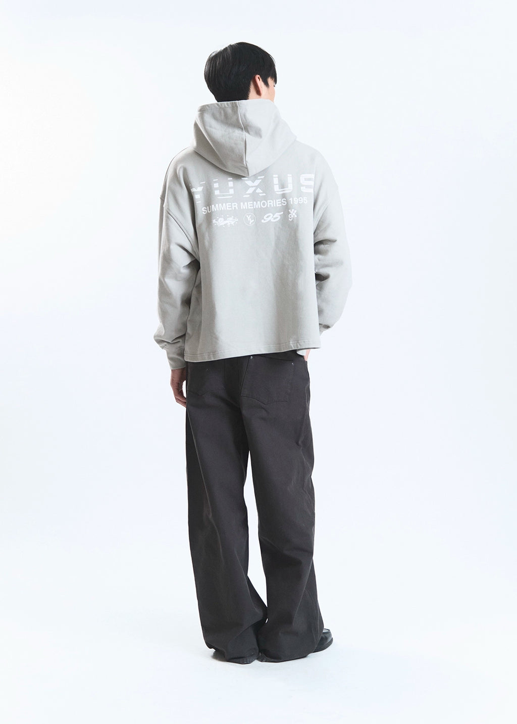 MORT "MEMORIES" HOODIE LIGHT GREY