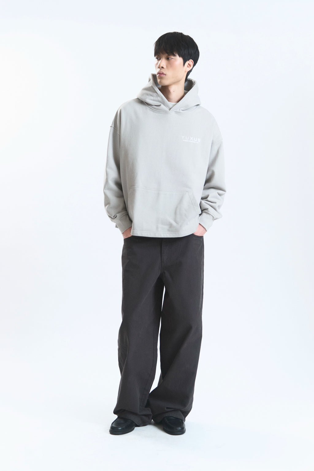 MORT "MEMORIES" HOODIE LIGHT GREY