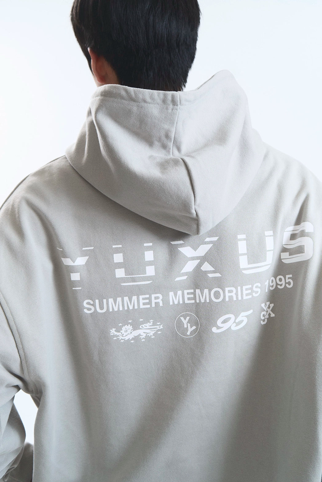 MORT "MEMORIES" HOODIE LIGHT GREY