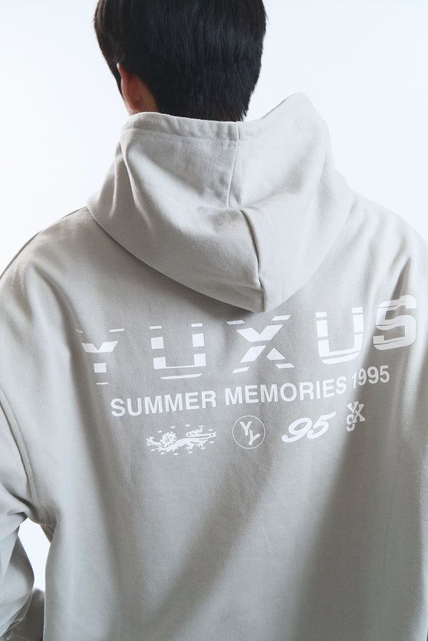 MORT "MEMORIES" HOODIE LIGHT GREY