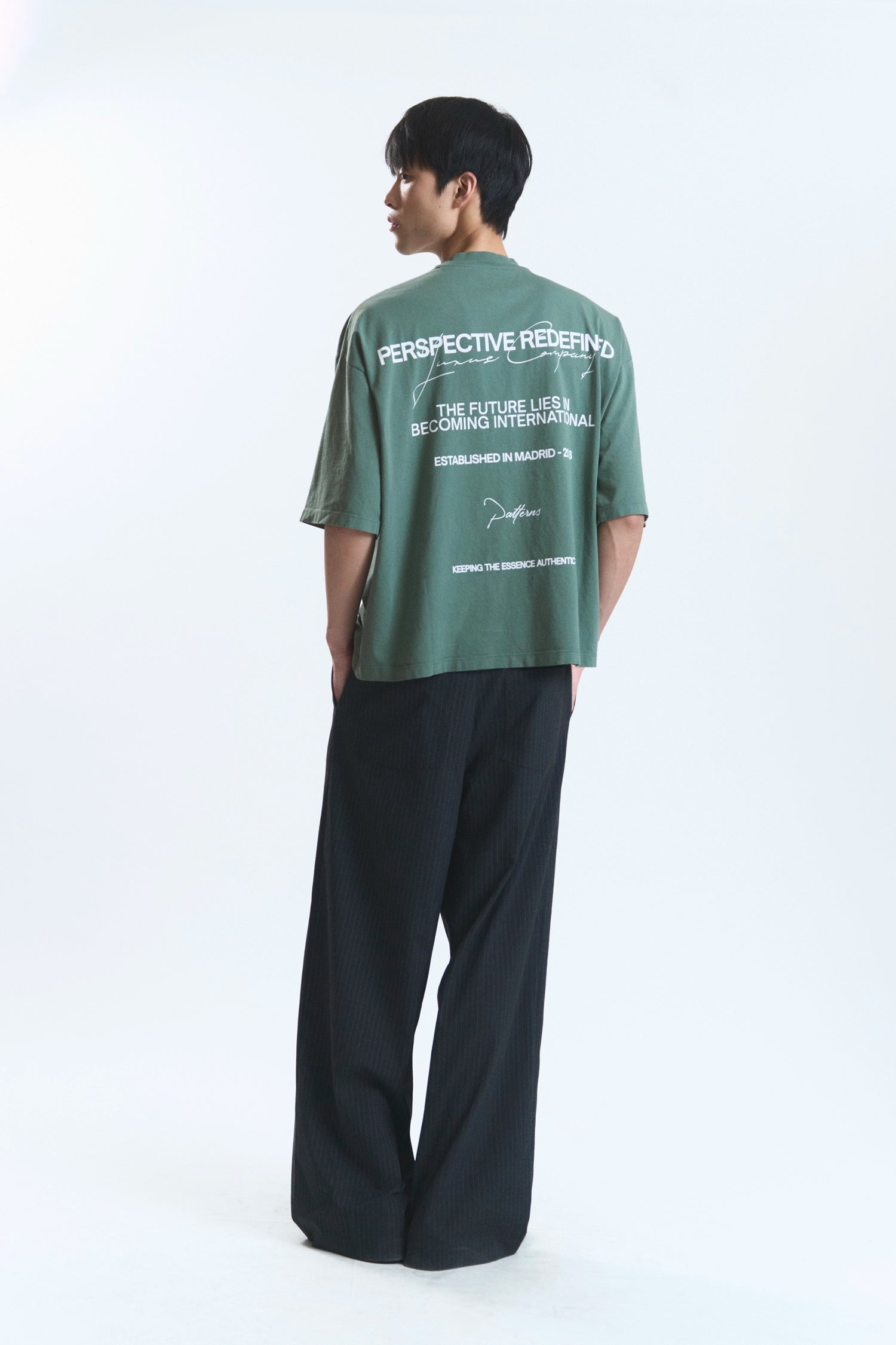 MARBLE "PATTERNS" T-SHIRT GREEN