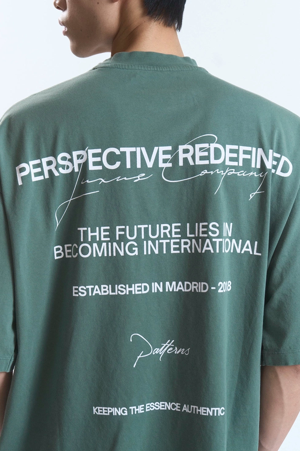 MARBLE "PATTERNS" T-SHIRT GREEN