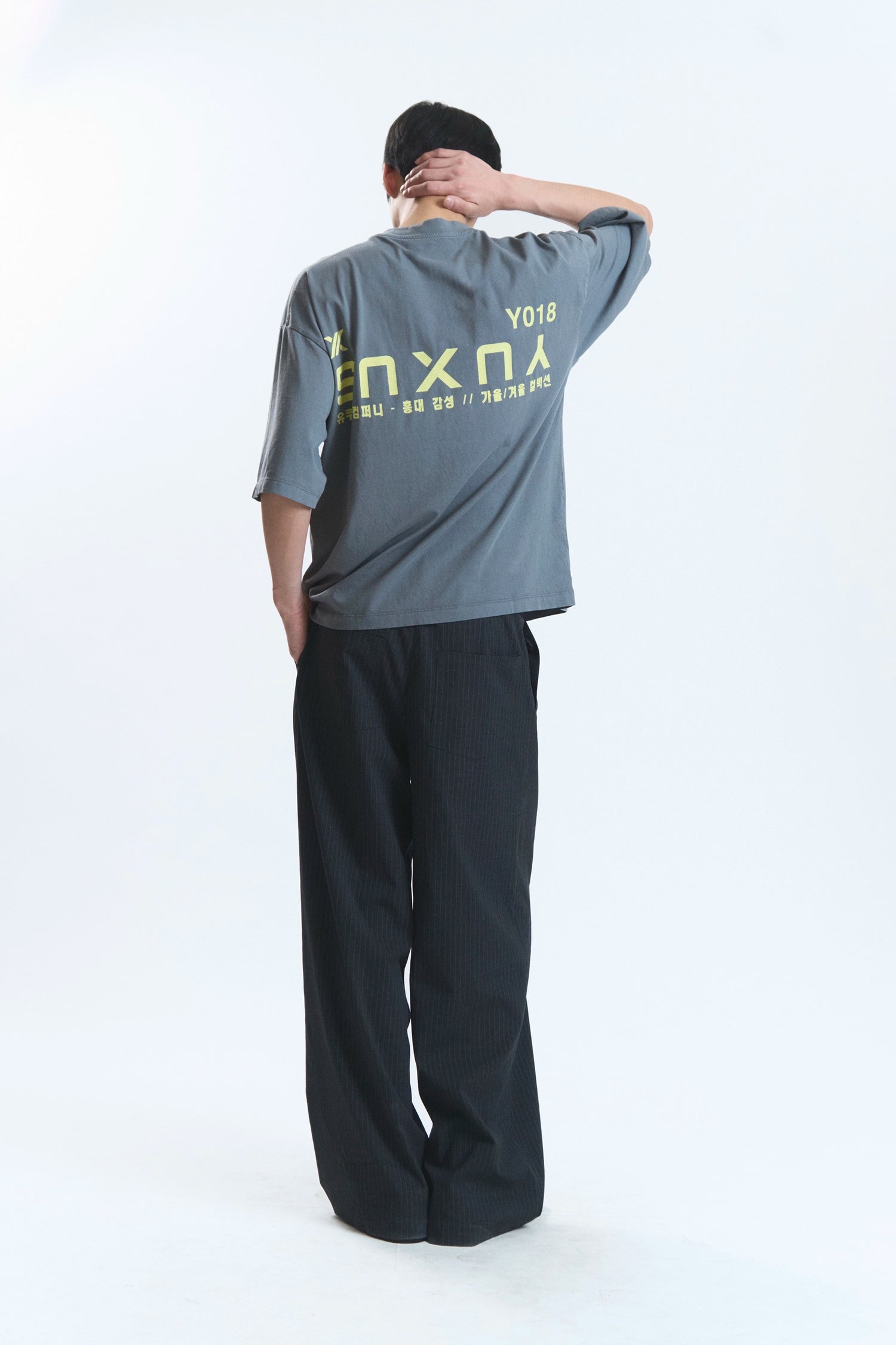 CANDLE  "HONGDAE" T-SHIRT GREY