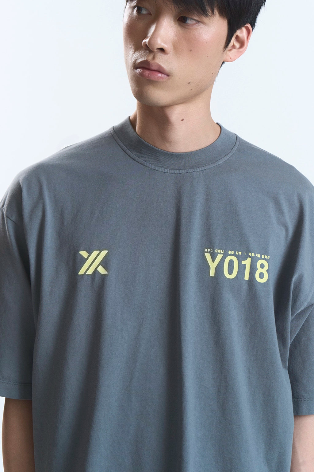 CANDLE  "HONGDAE" T-SHIRT GREY