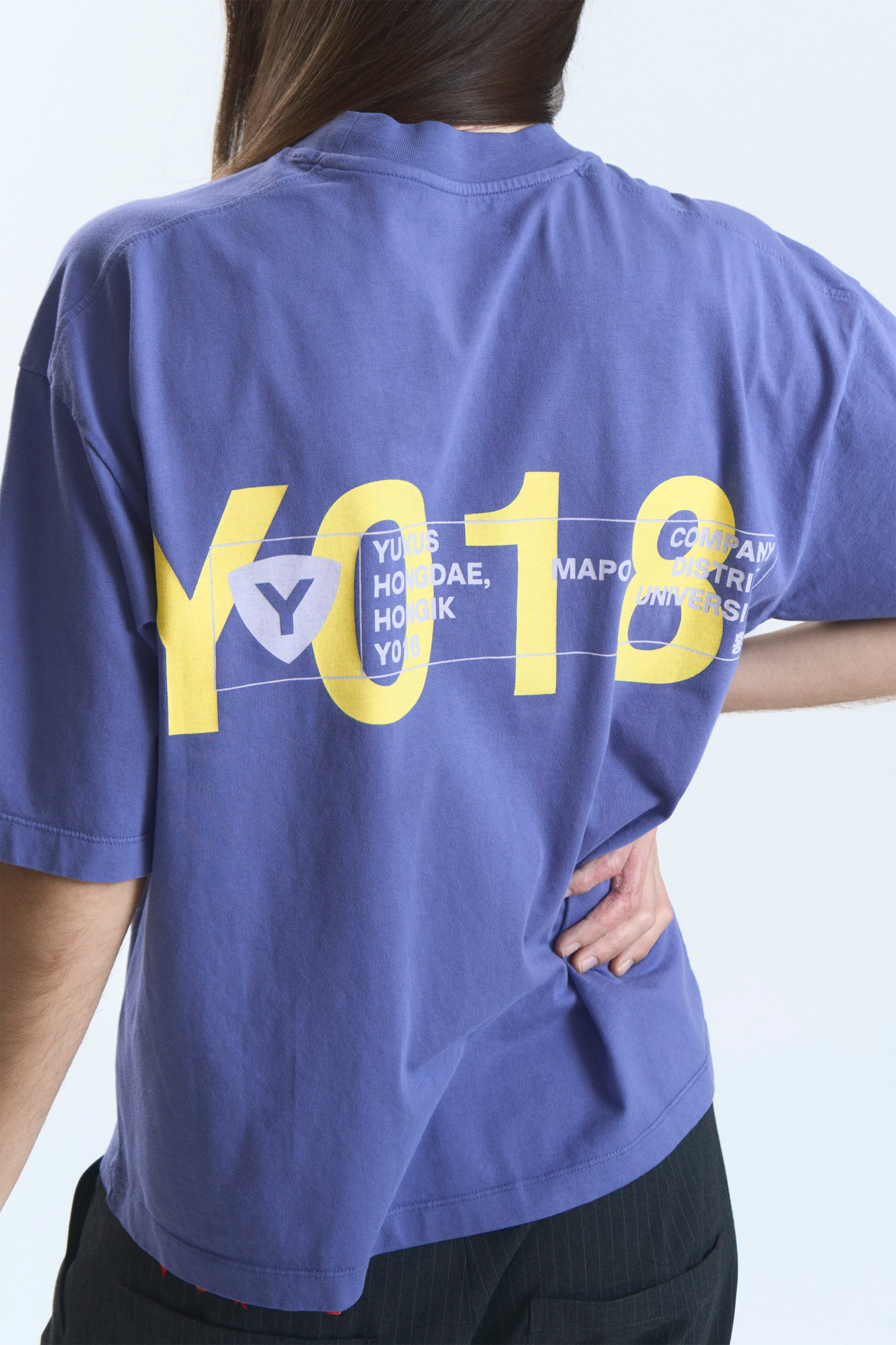 STATIC "HONGDAE" T-SHIRT BLUE