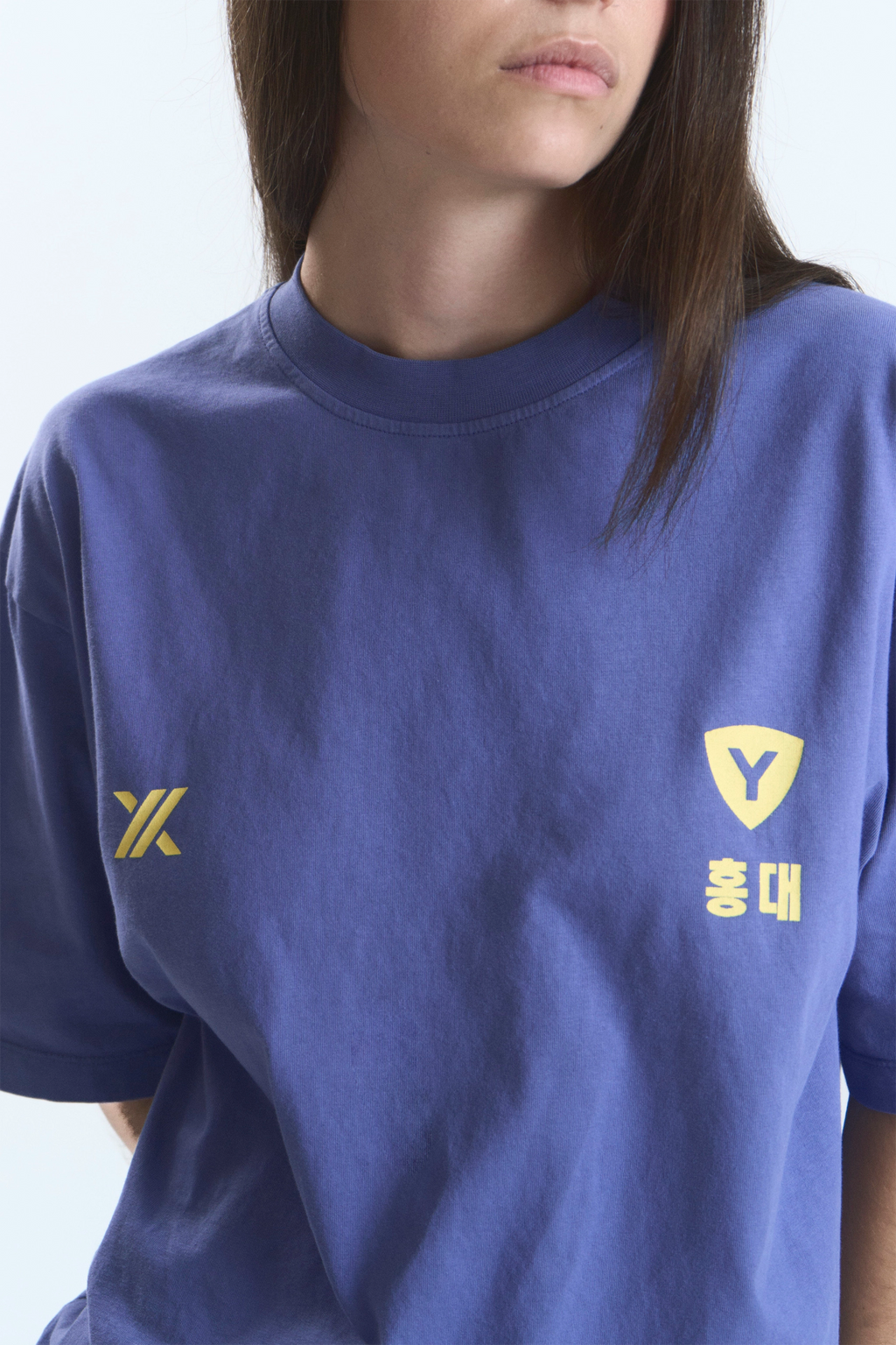 STATIC "HONGDAE" T-SHIRT BLUE