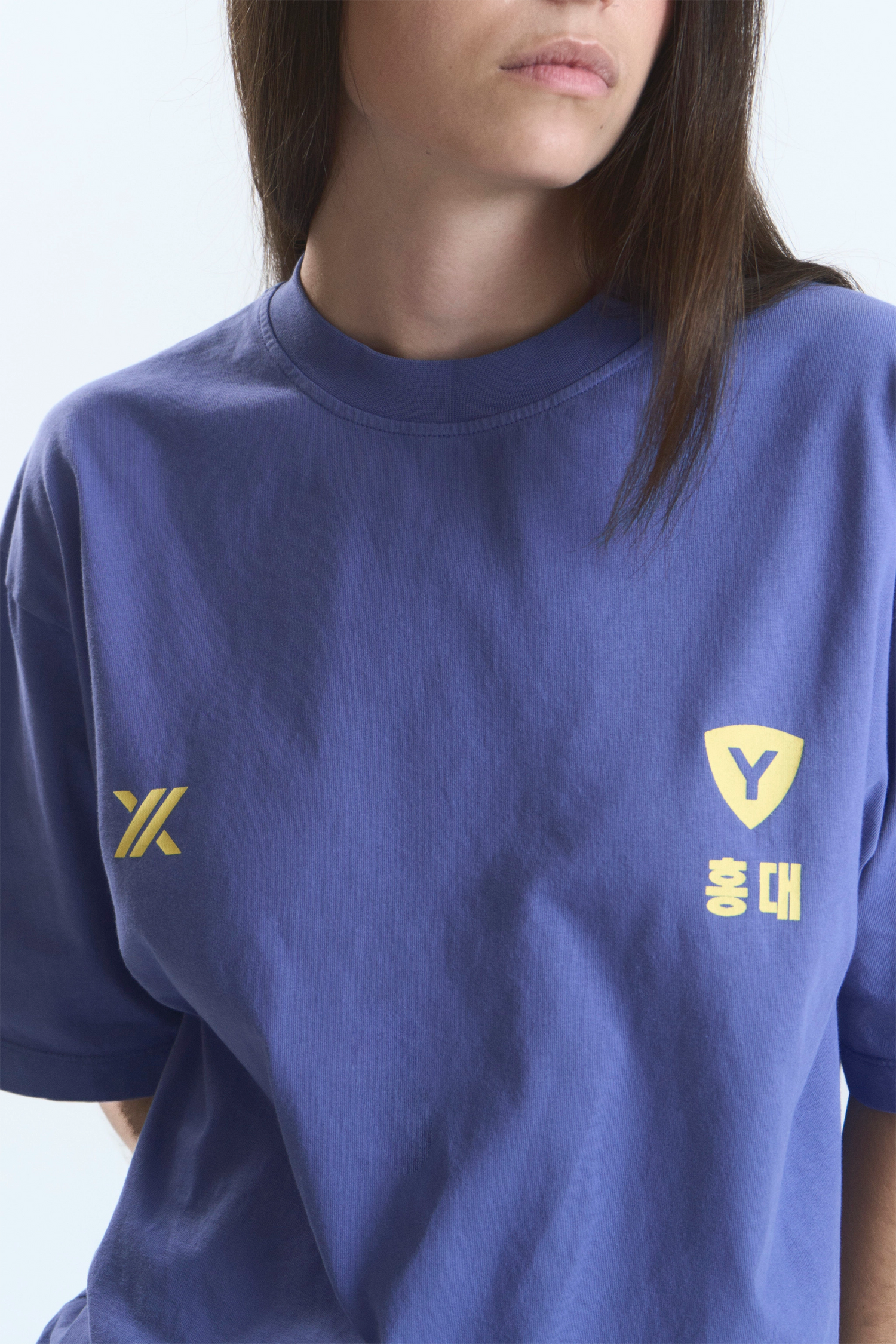 STATIC "HONGDAE" T-SHIRT BLUE