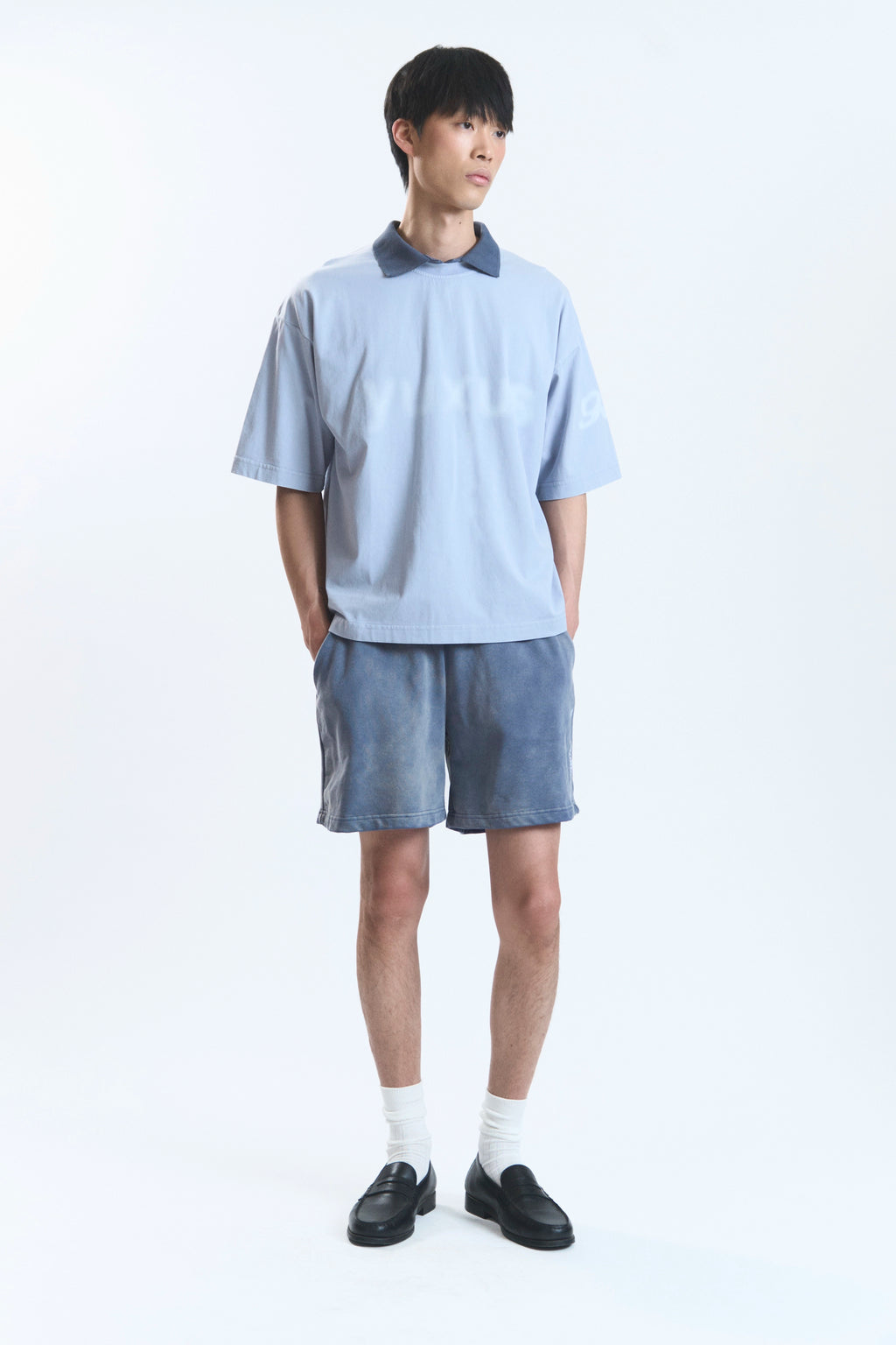 ZYAN "MEMORIES" T-SHIRT LIGHT BLUE