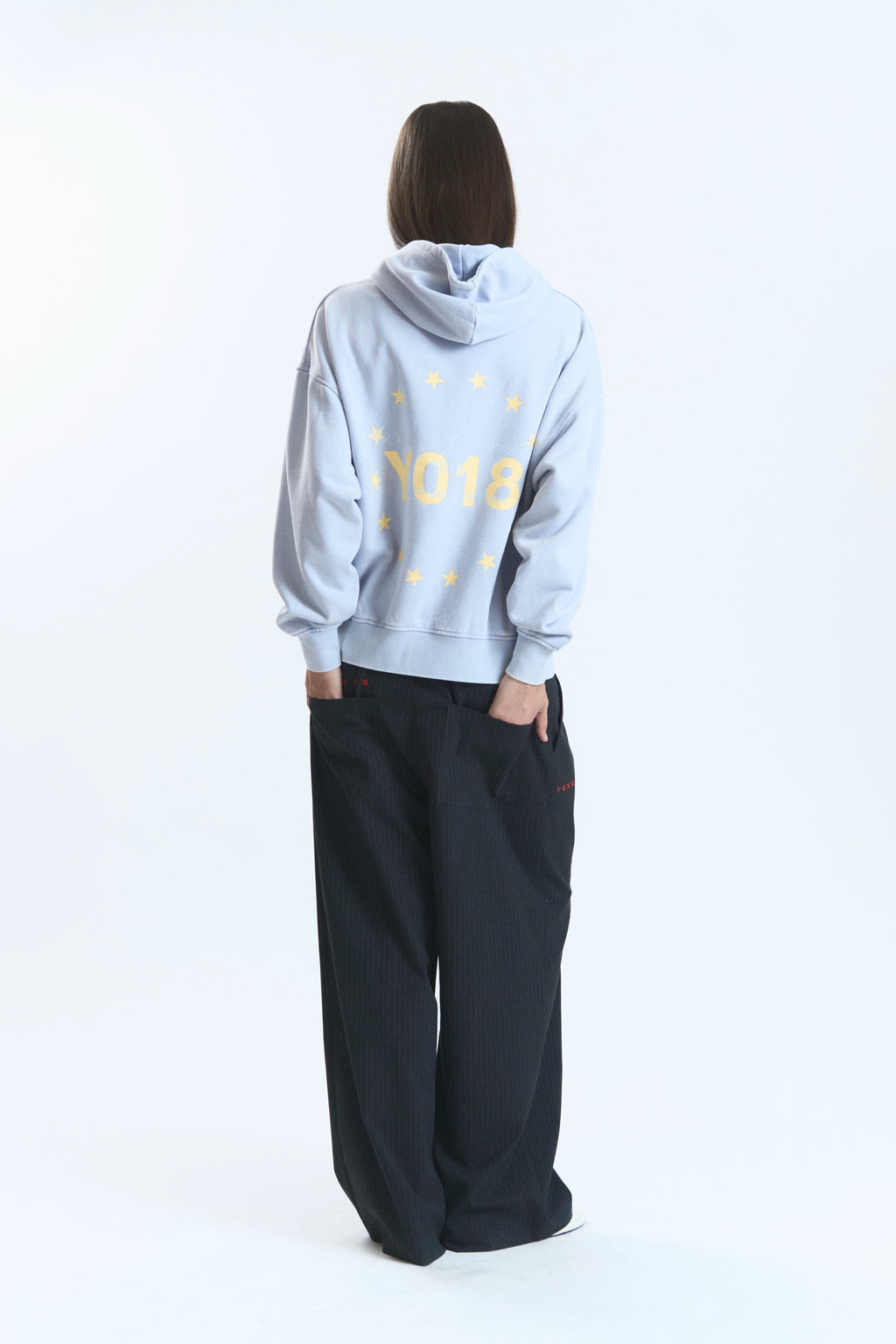 FLOW "MEMORIES" HOODIE LIGHT BLUE