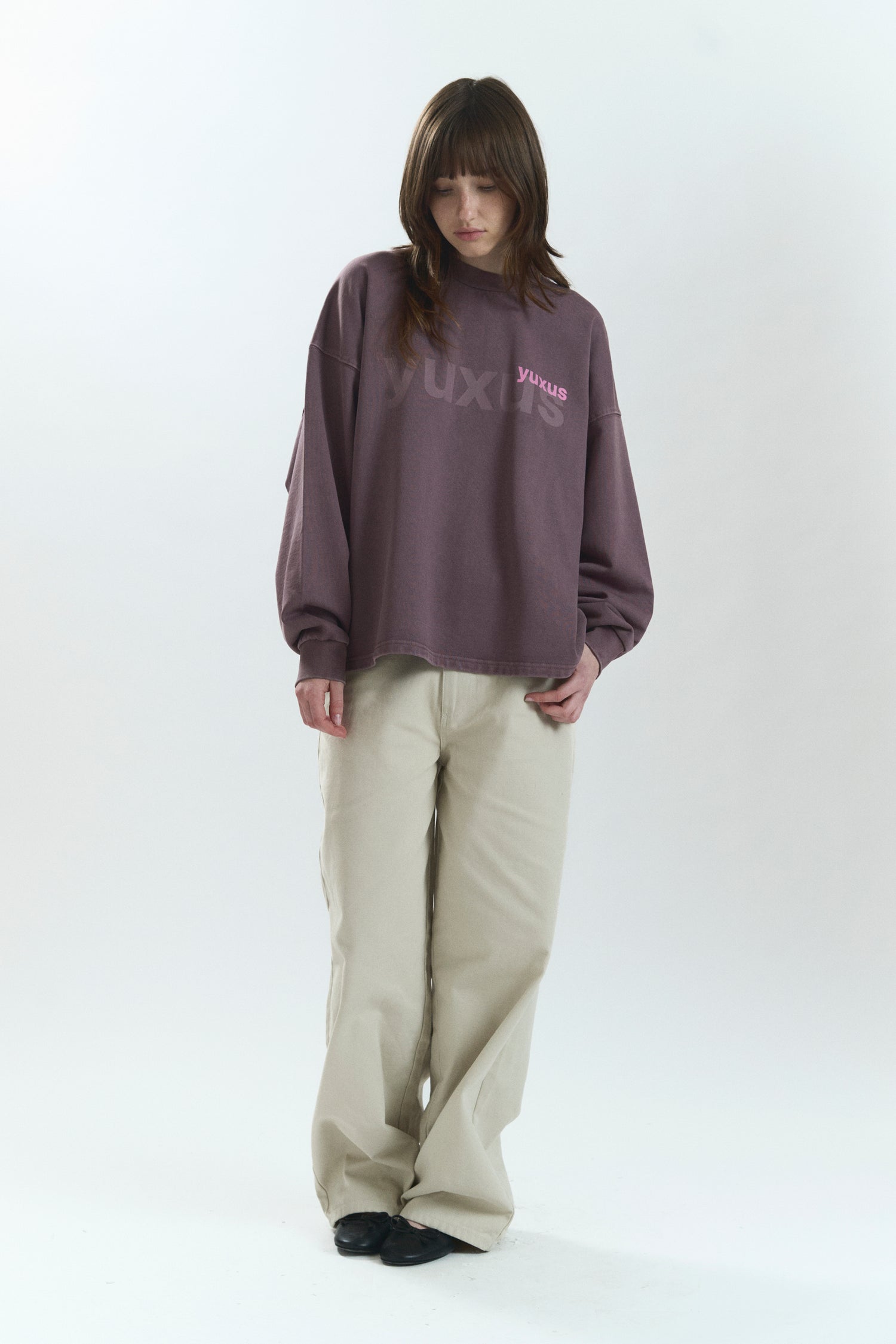 ZEST "LOWERCASE" CREWNECK PURPLE